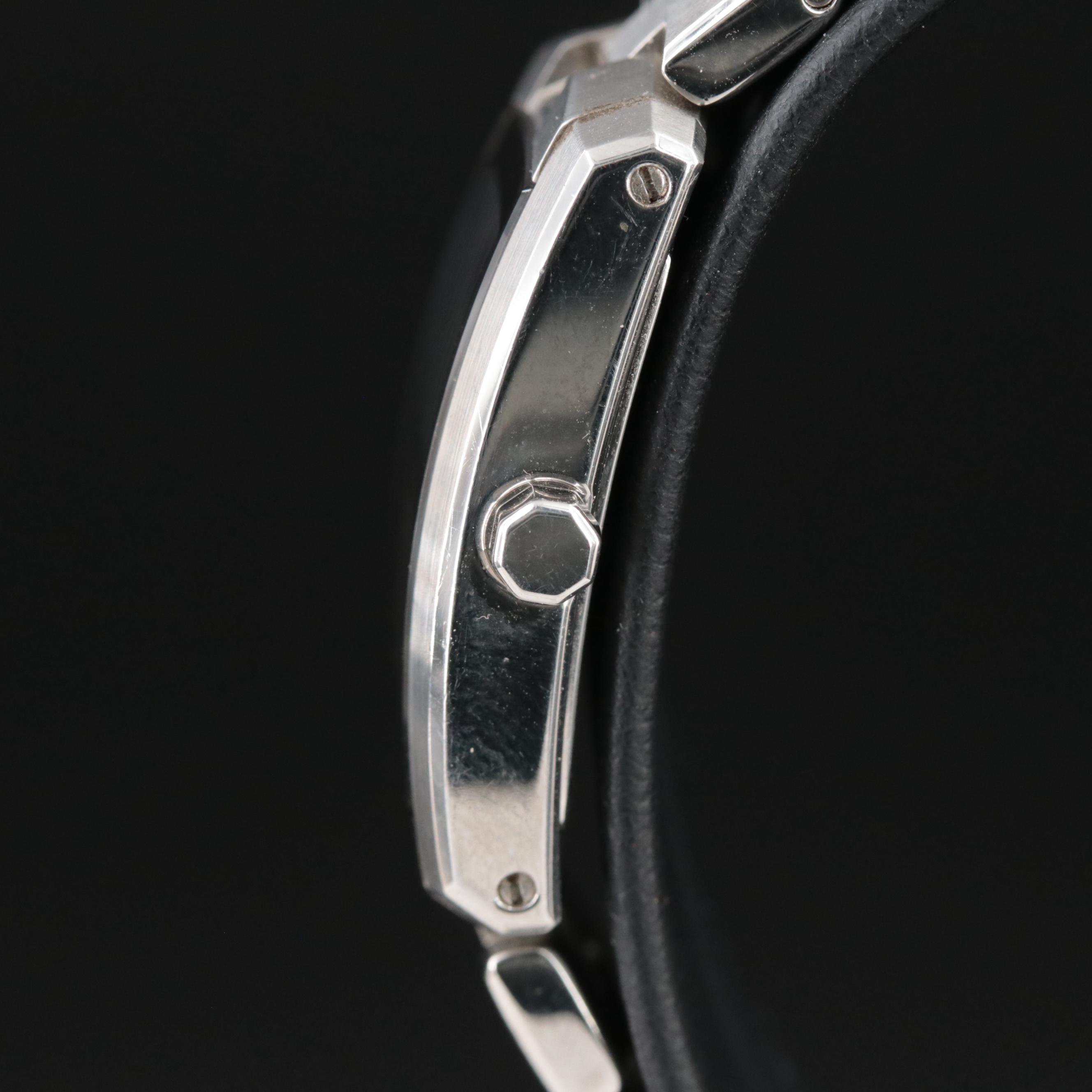 Movado Black Stainless Steel Quartz Watch