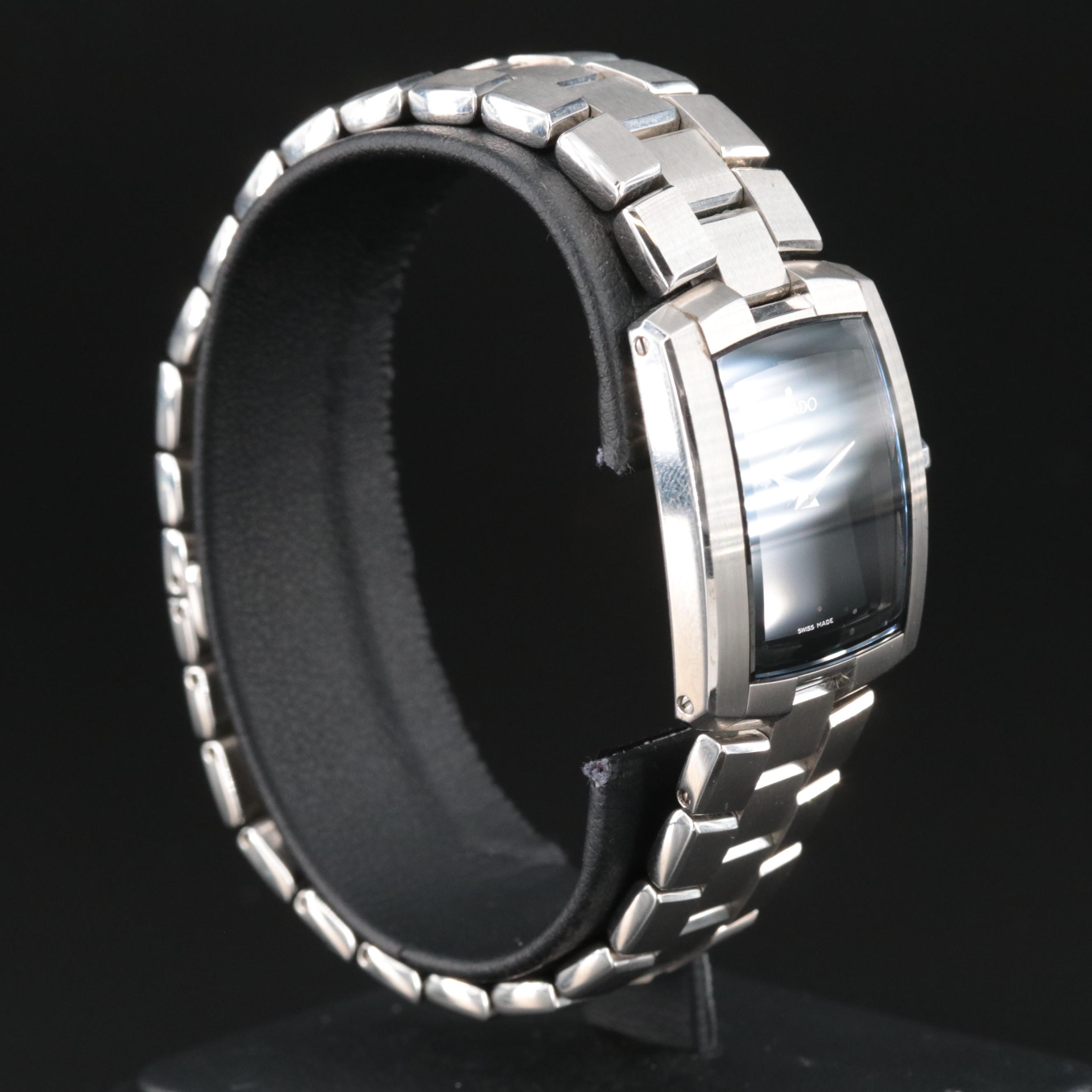 Movado Black Stainless Steel Quartz Watch