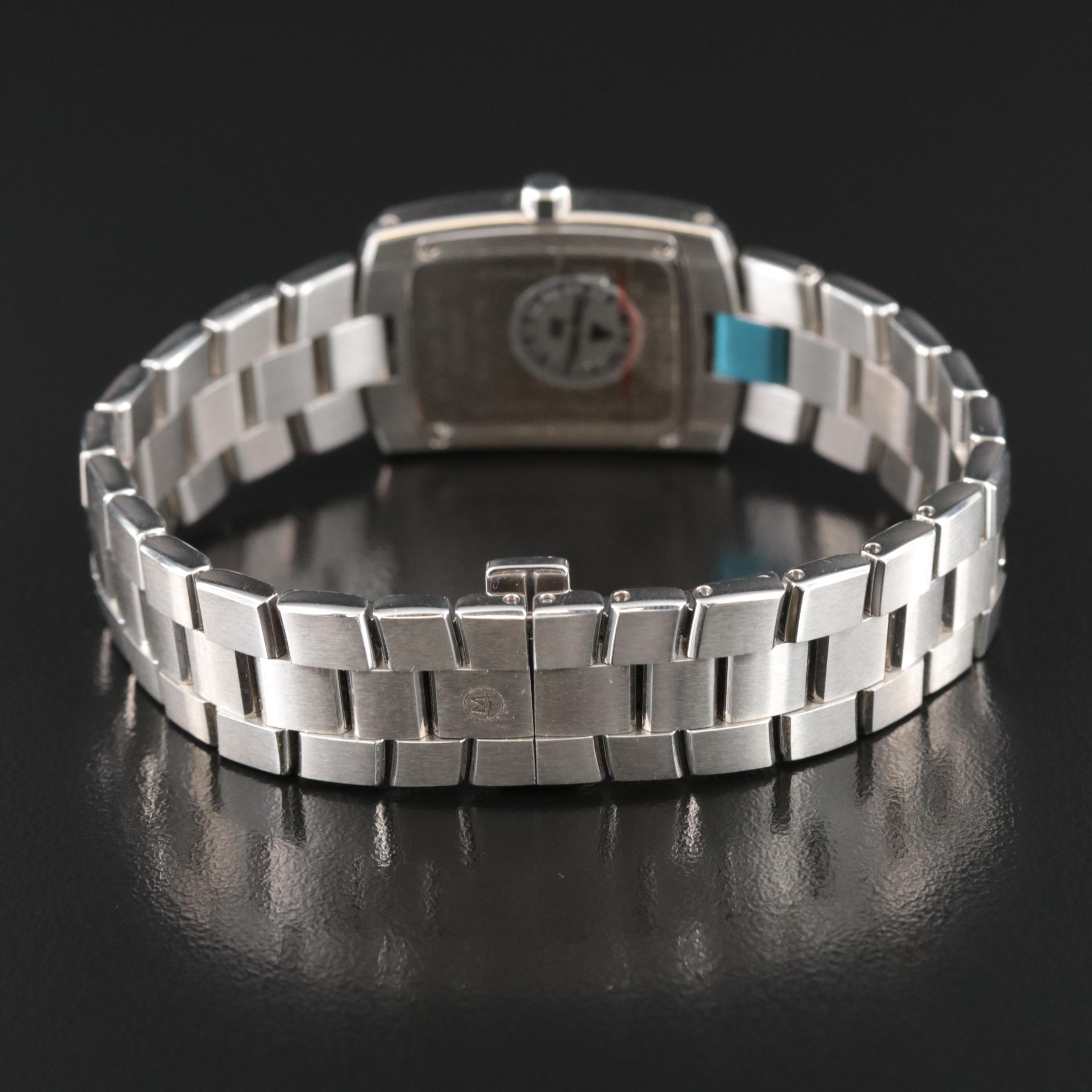 Movado Black Stainless Steel Quartz Watch