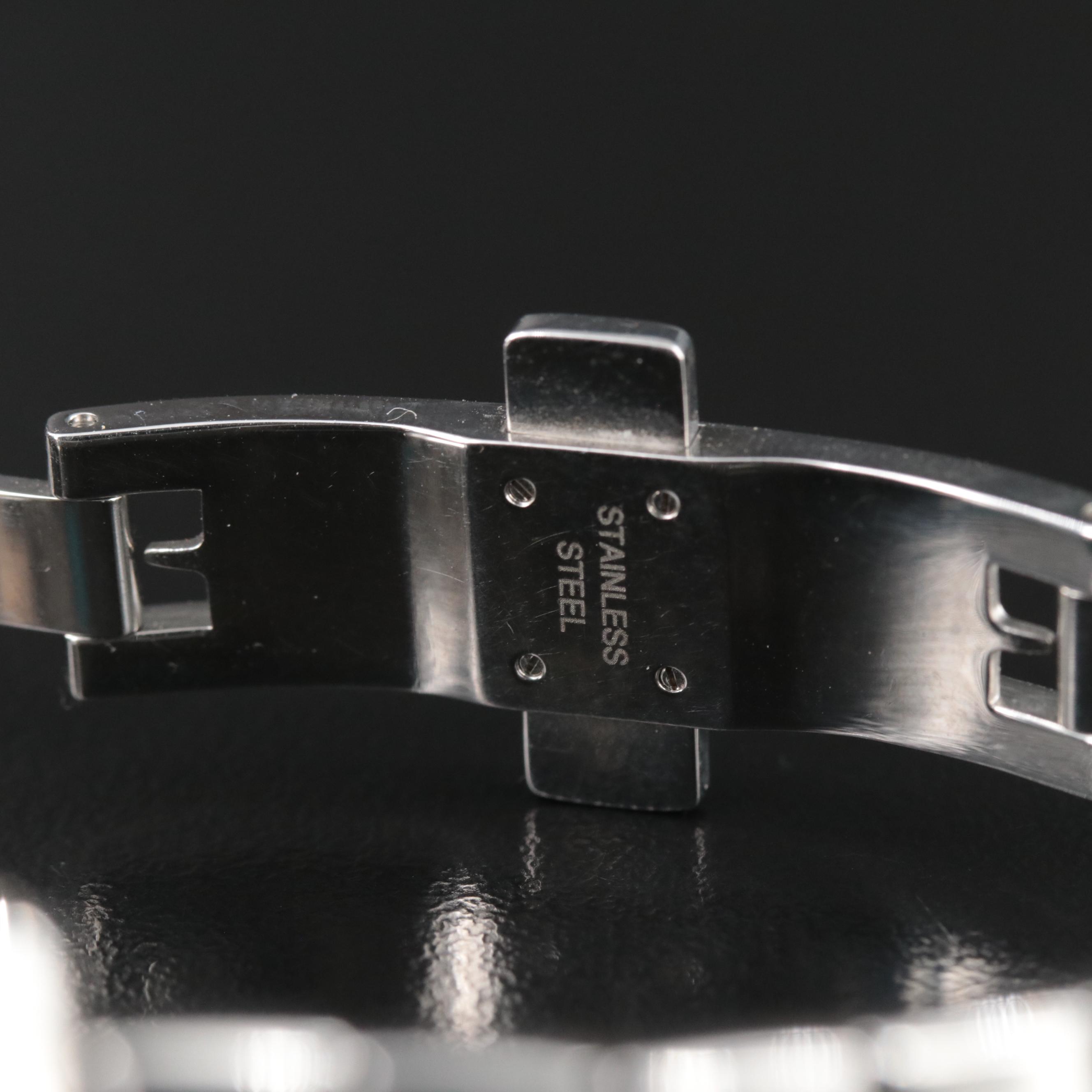 Movado Black Stainless Steel Quartz Watch