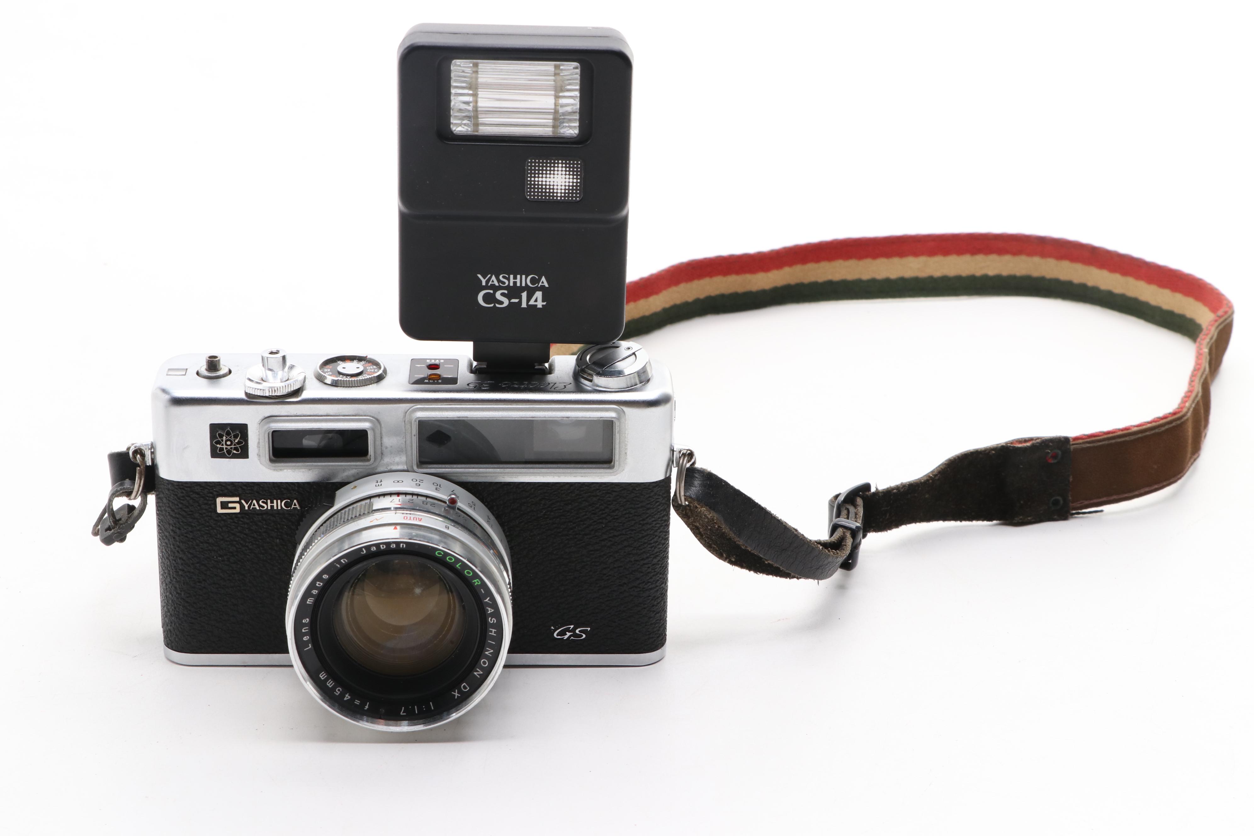 Yashica Electro 35 GS and GSN Camera with More Cameras and Accessories