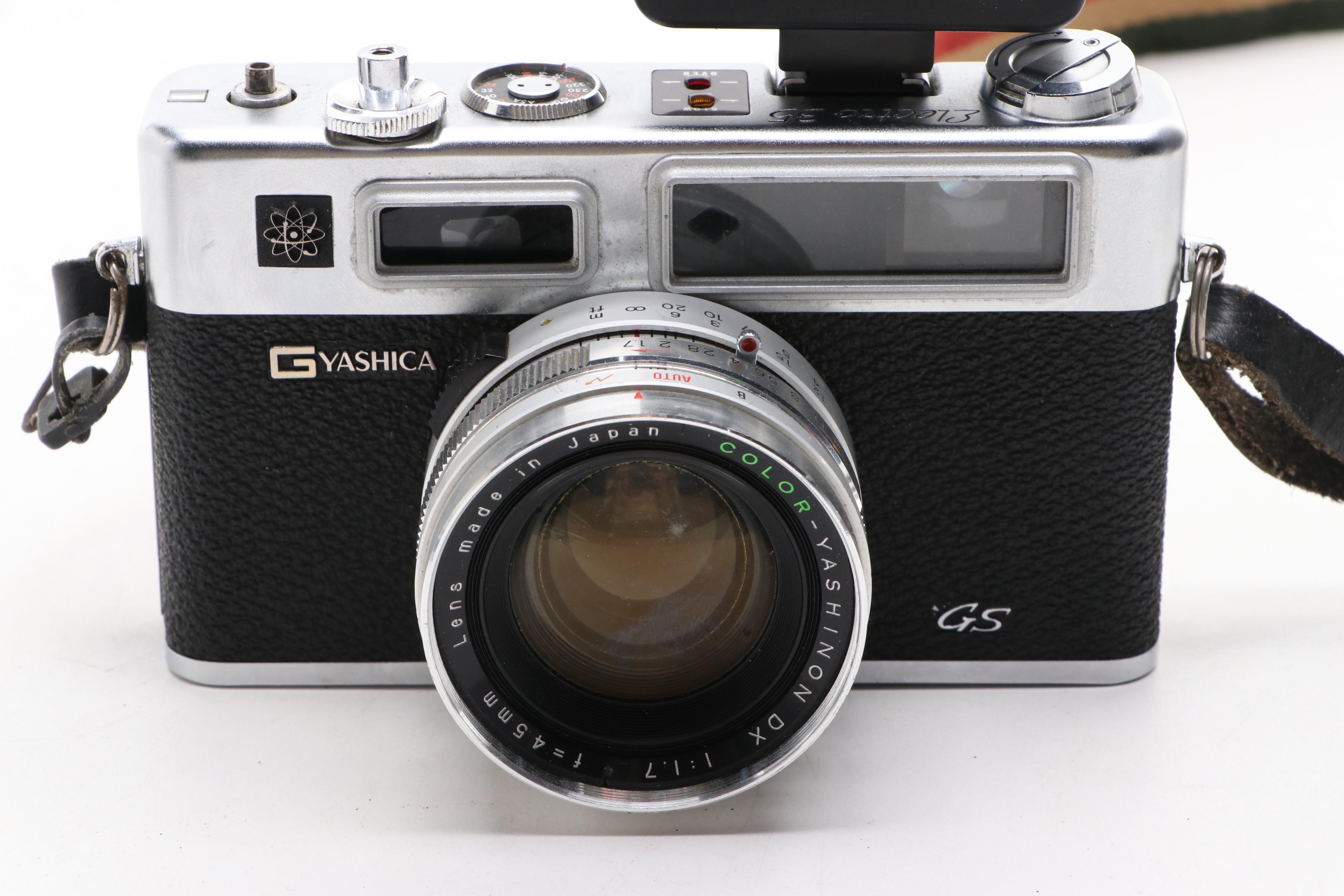 Yashica Electro 35 GS and GSN Camera with More Cameras and Accessories