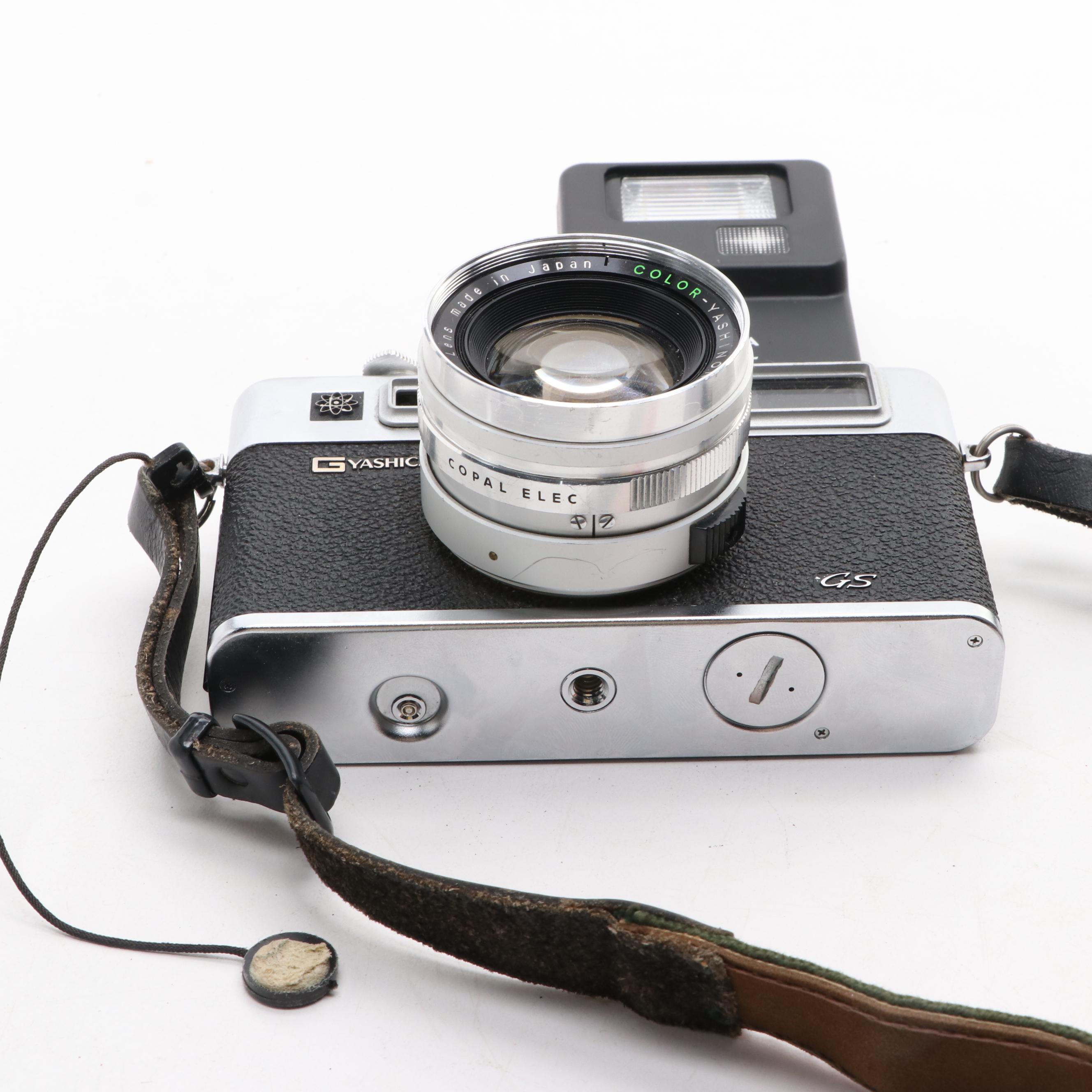 Yashica Electro 35 GS and GSN Camera with More Cameras and Accessories