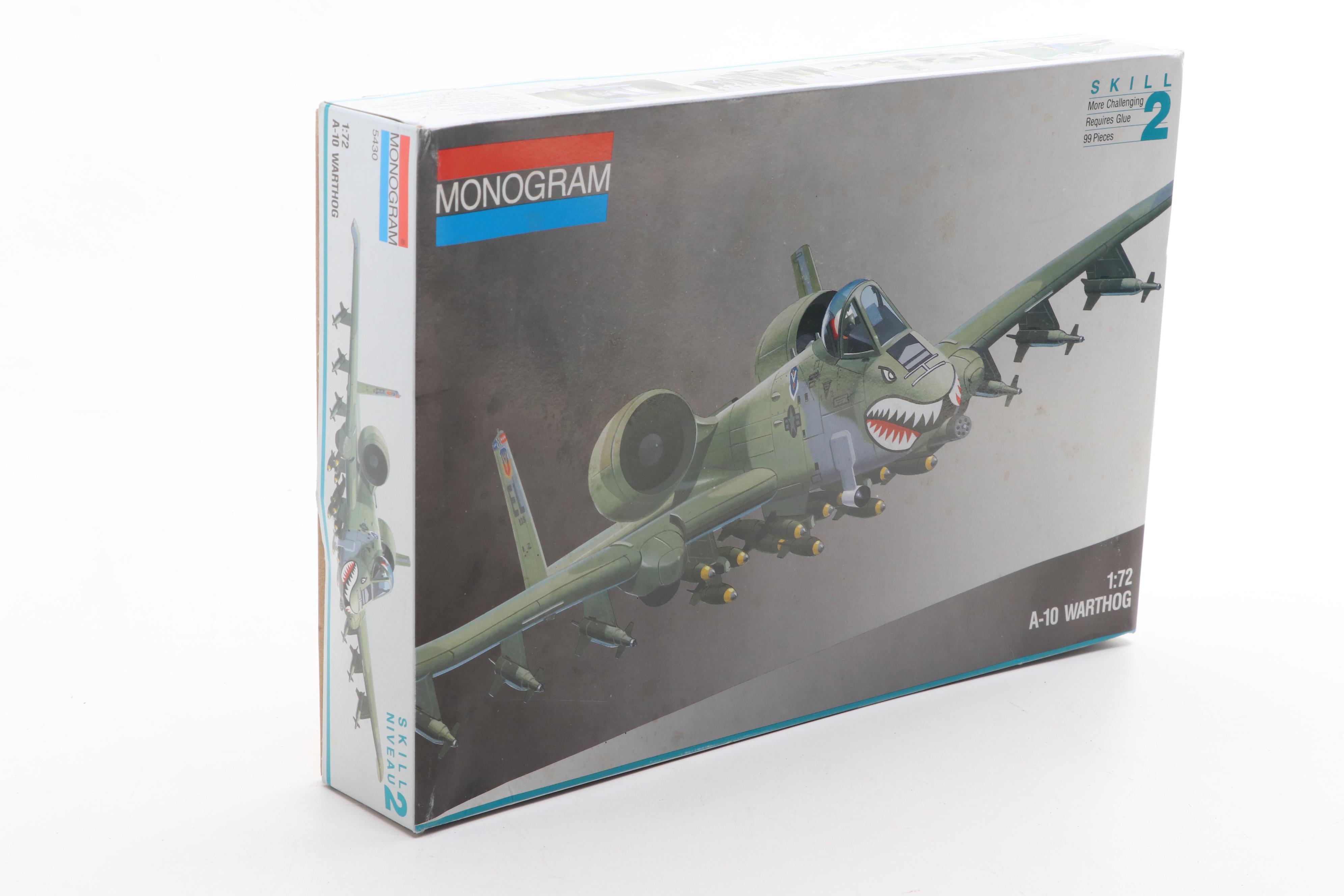Testors "F-4G/ F Phantom II Wild Weasel" and Other Airplane Model Kits