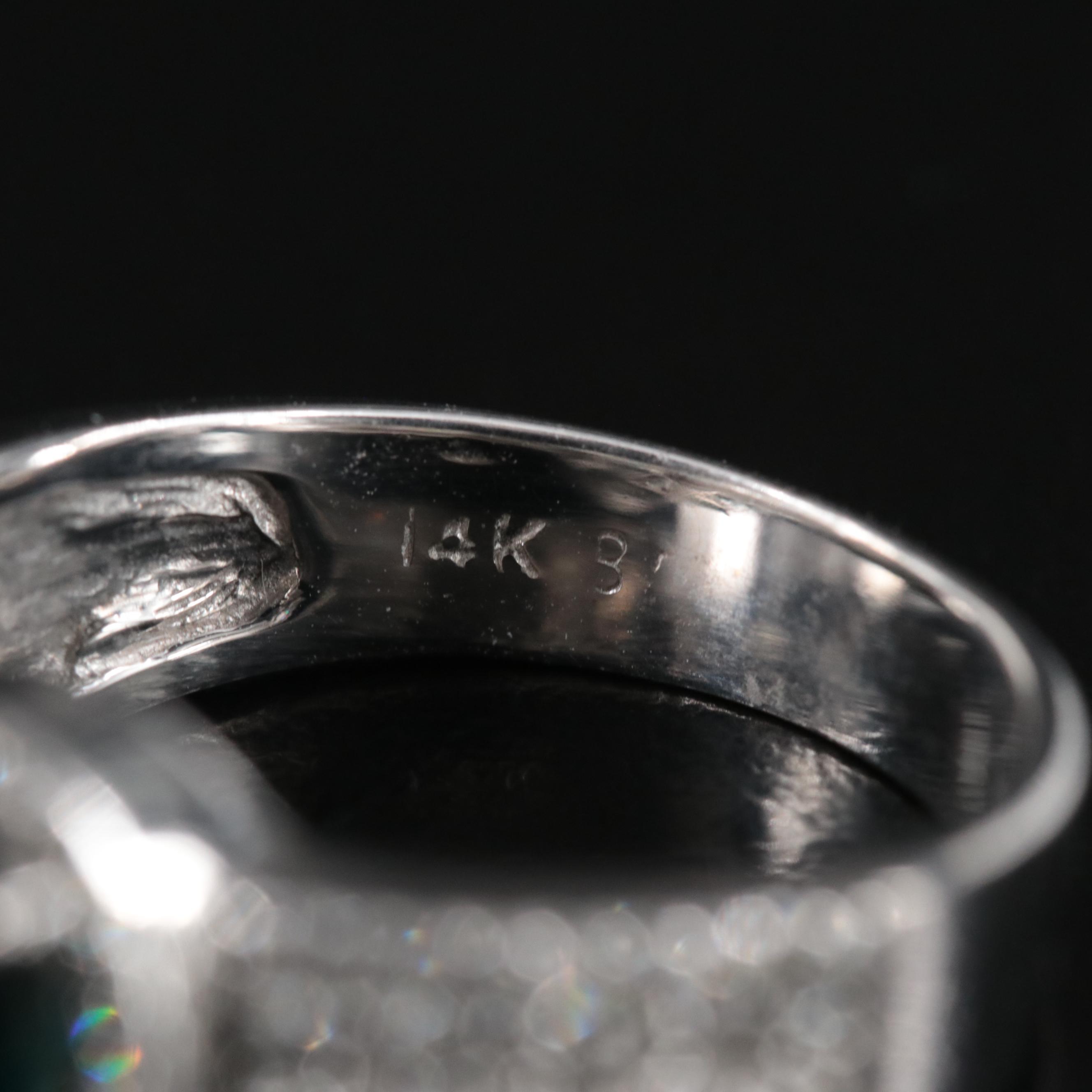 Effy 14K 1.42 CT Sapphire and Diamond Ring