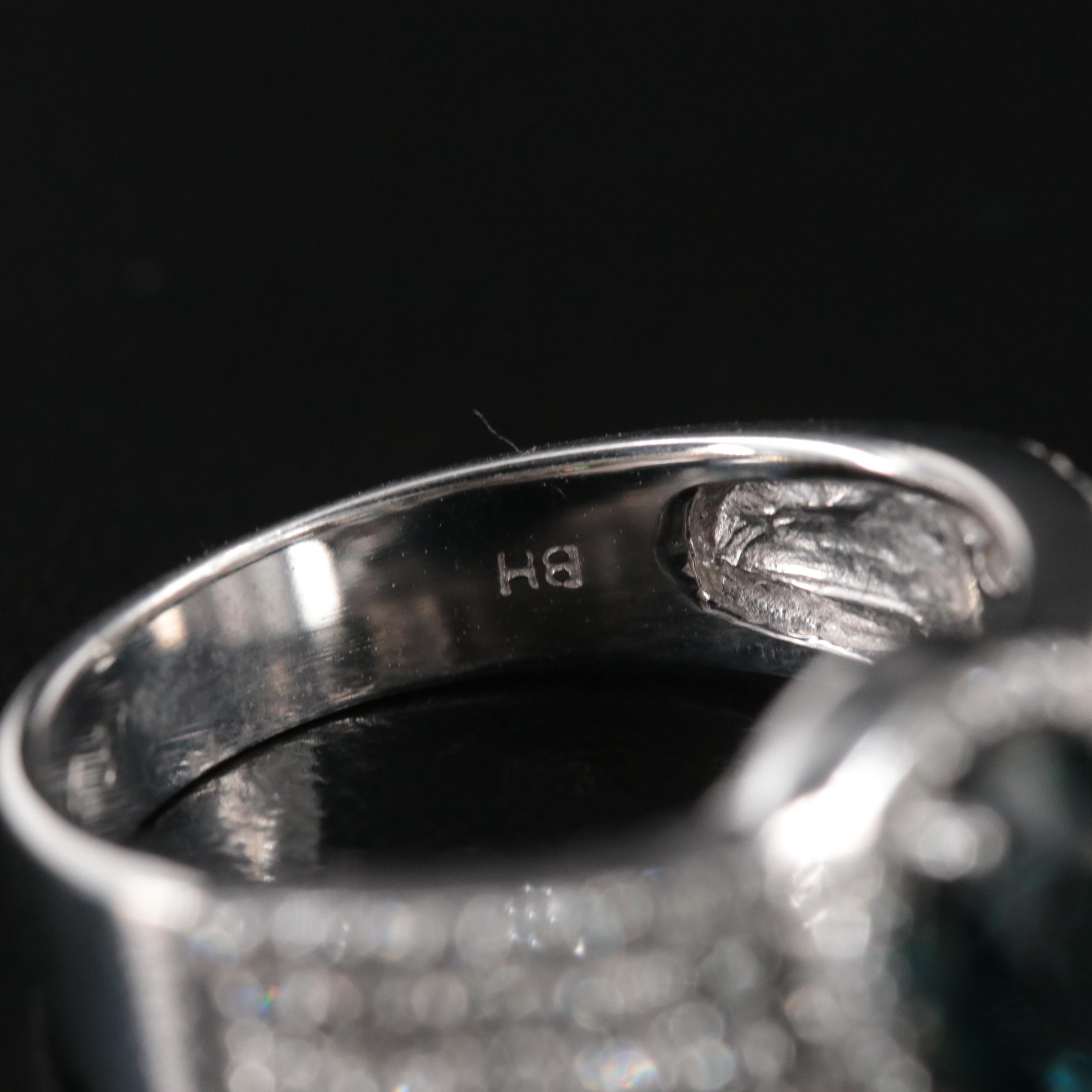 Effy 14K 1.42 CT Sapphire and Diamond Ring