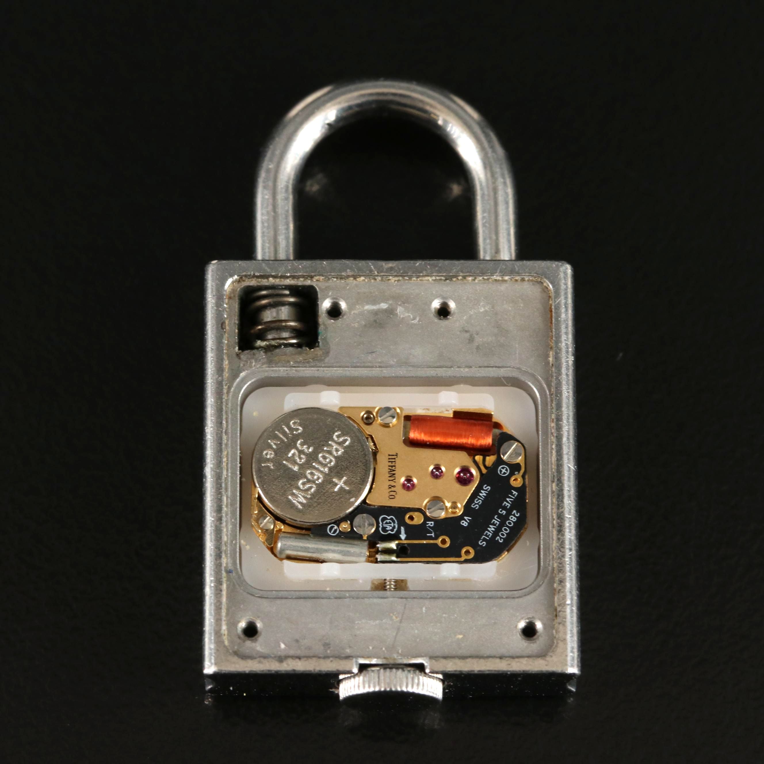 Tiffany & Co. Padlock Time Piece Charm