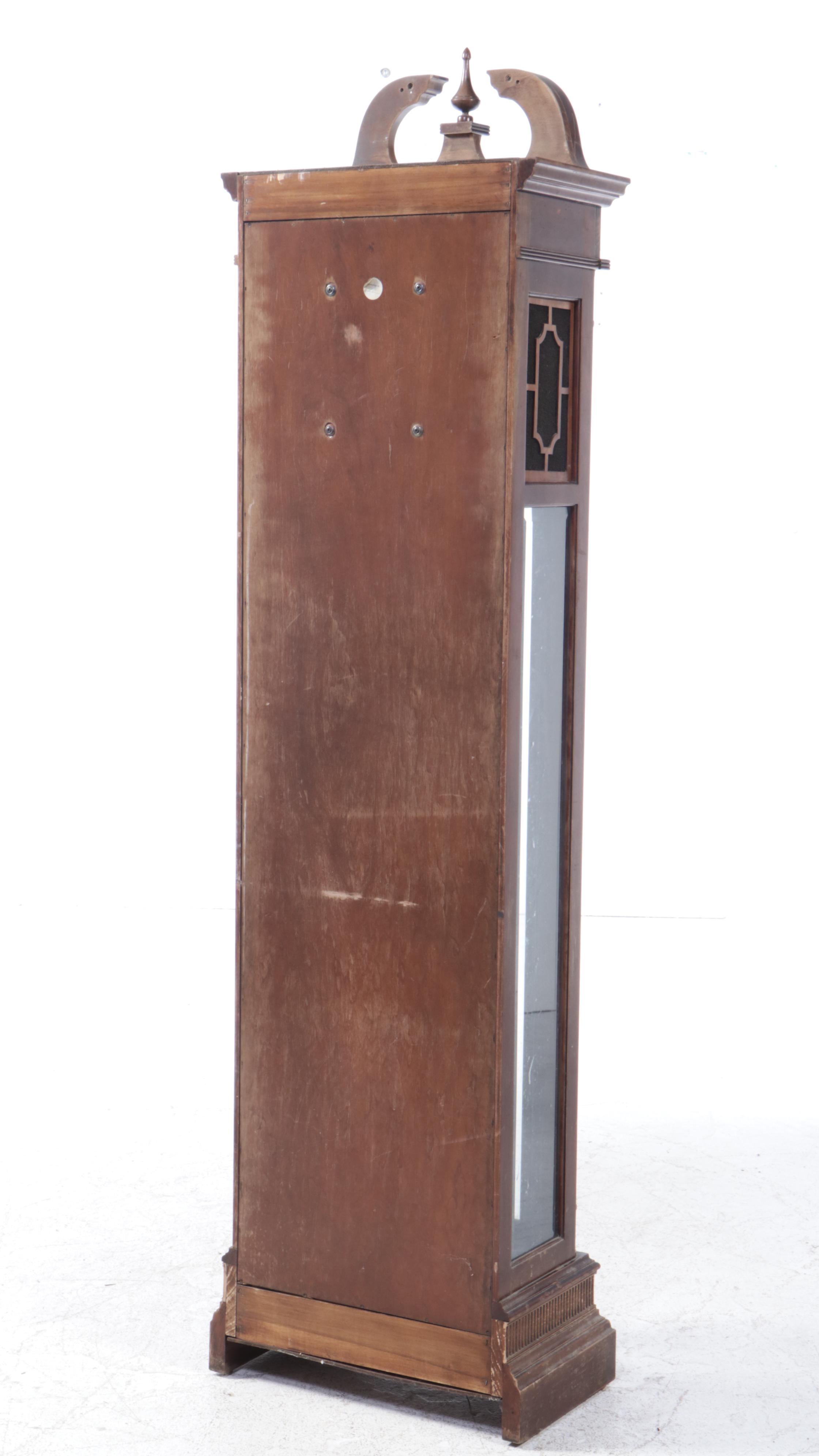 Baldwin Federal Style Cherrywood Grandfather Clock, Late 20th Century