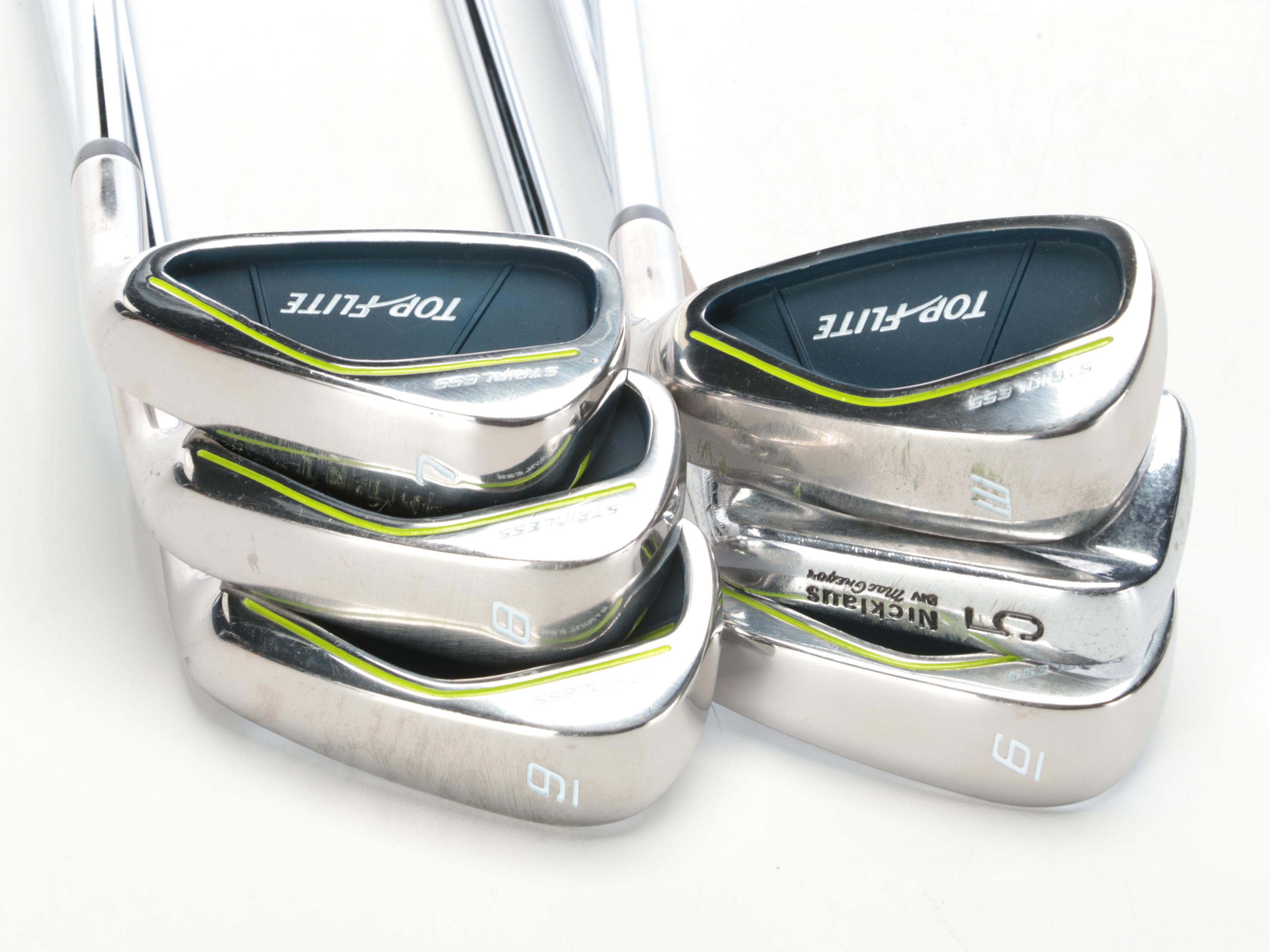 Top-Flite Golf Clubs and Bag