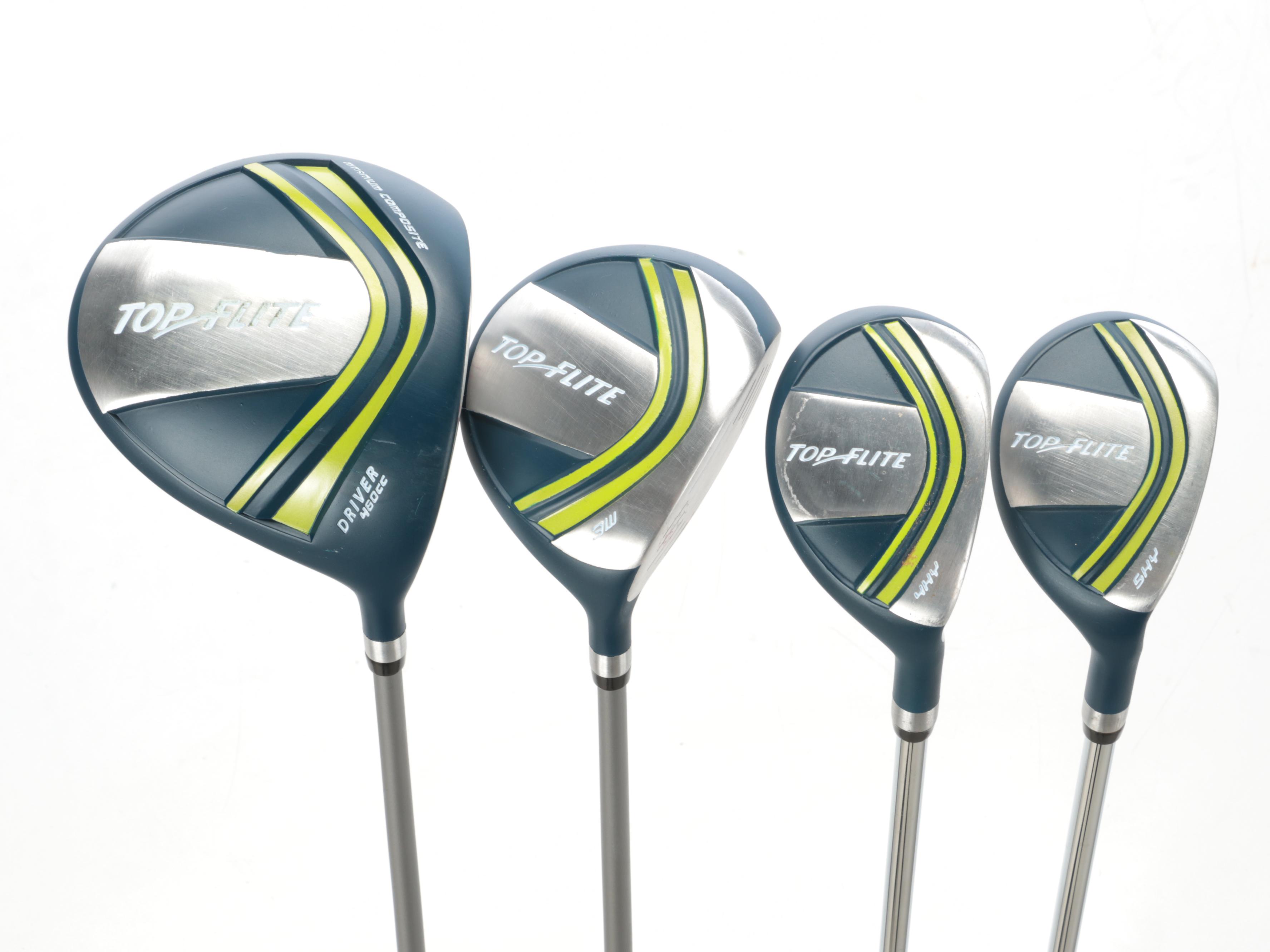 Top-Flite Golf Clubs and Bag