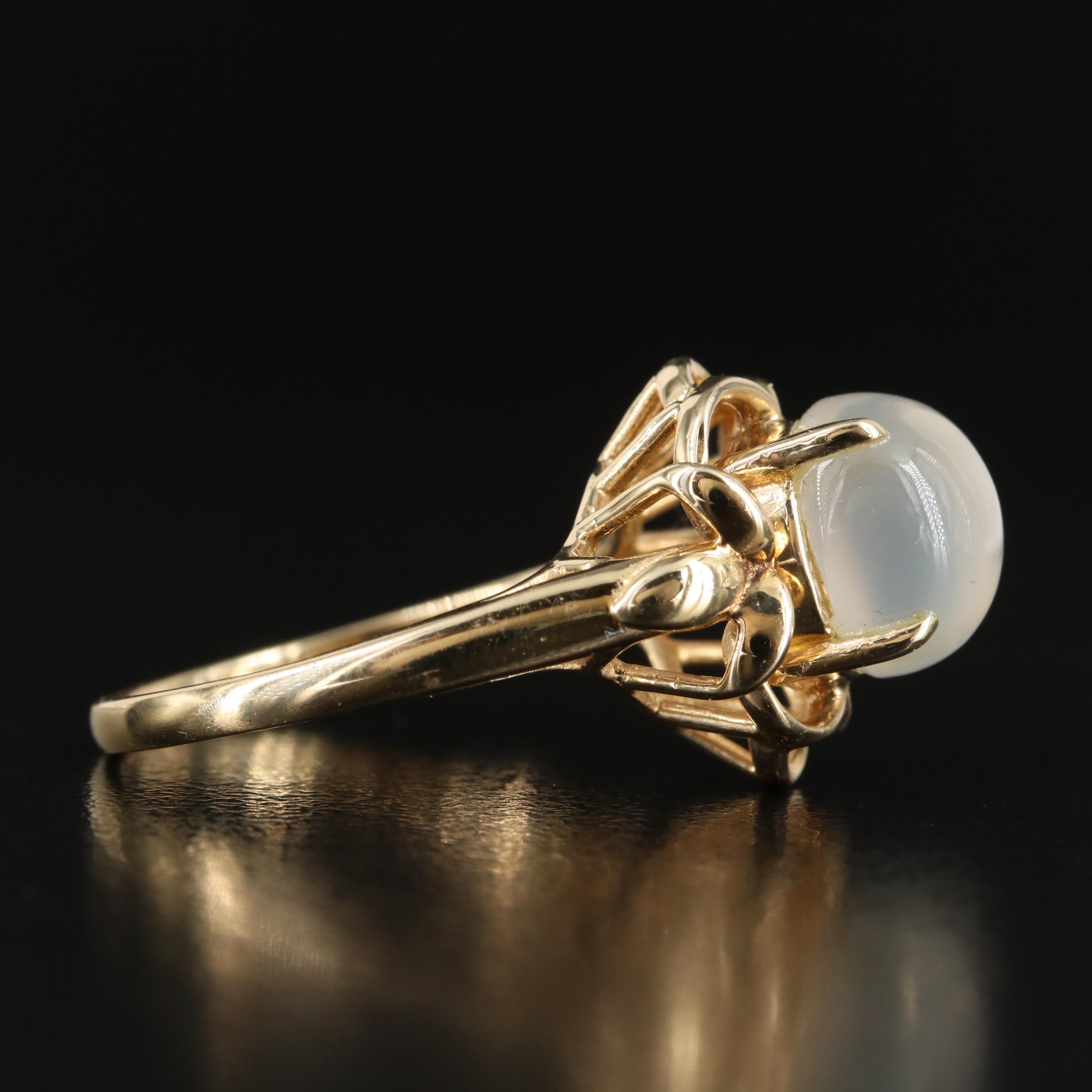 14K Moonstone Ring
