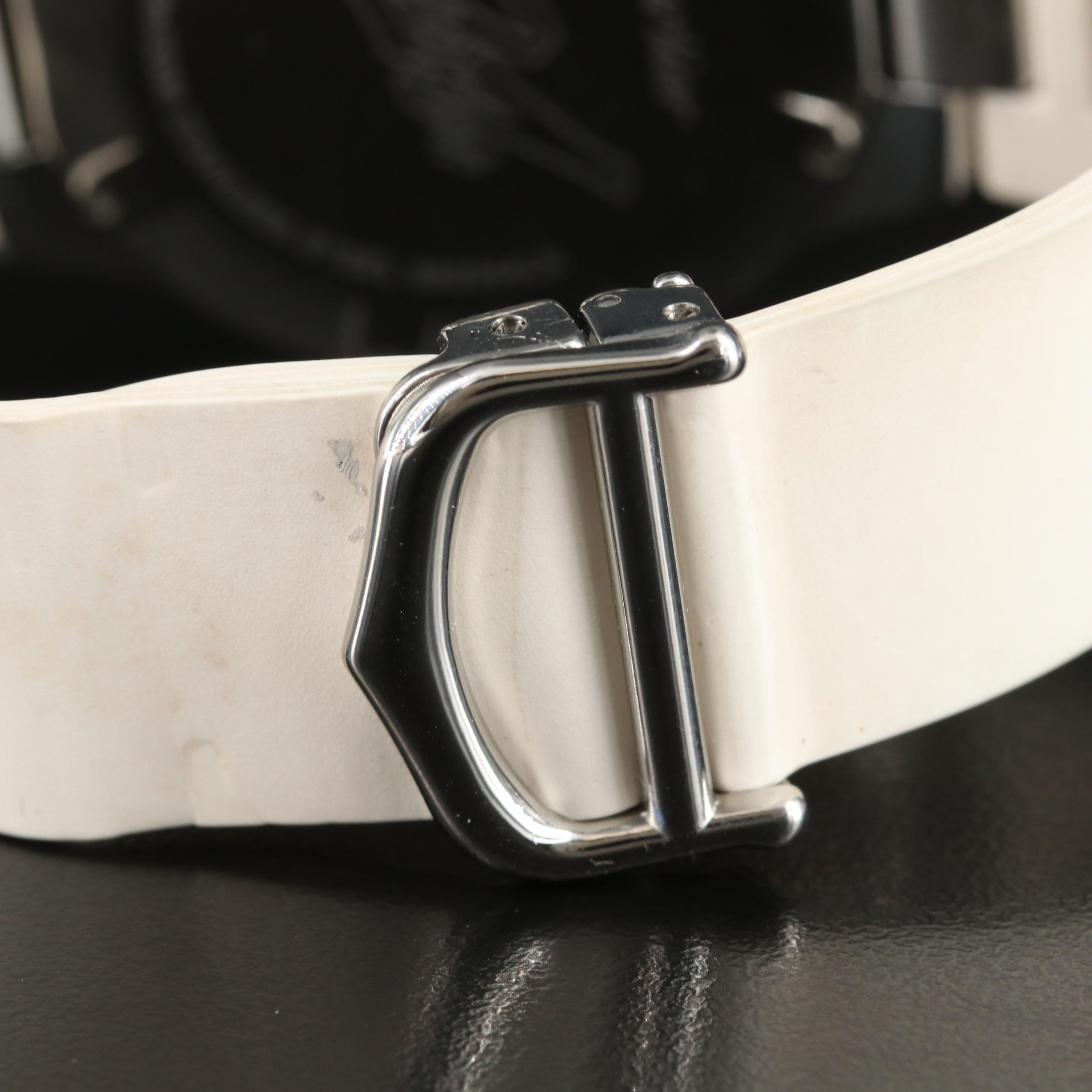 Cartier Chronoscaph 21 Chronograph Steel White Quartz Watch