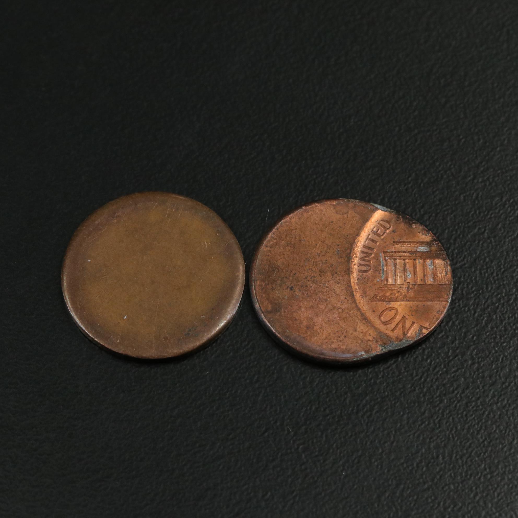 Group of Wheat Cents and Foreign Copper Coins