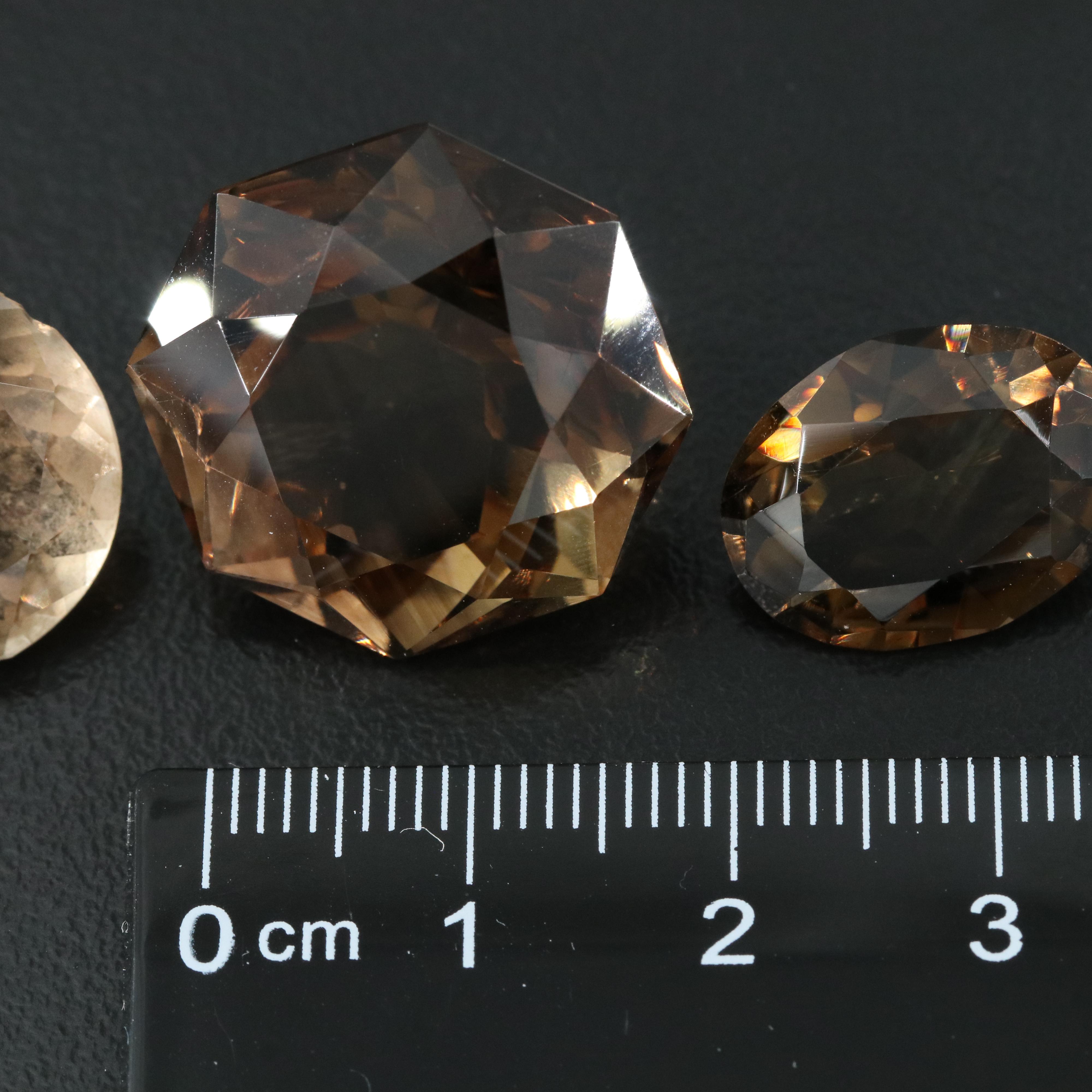 Loose 51.61 CTW Smoky Quartz Lot