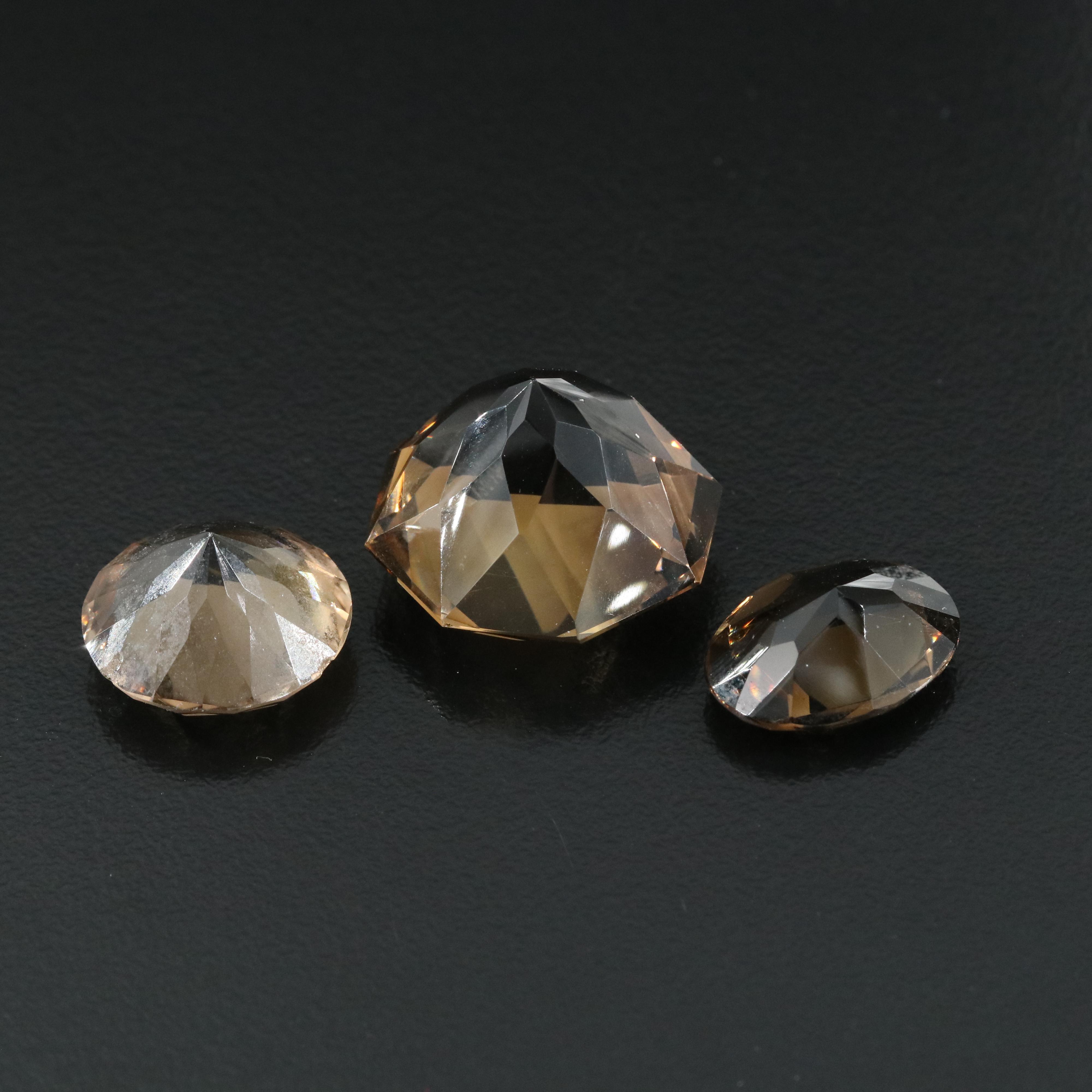 Loose 51.61 CTW Smoky Quartz Lot