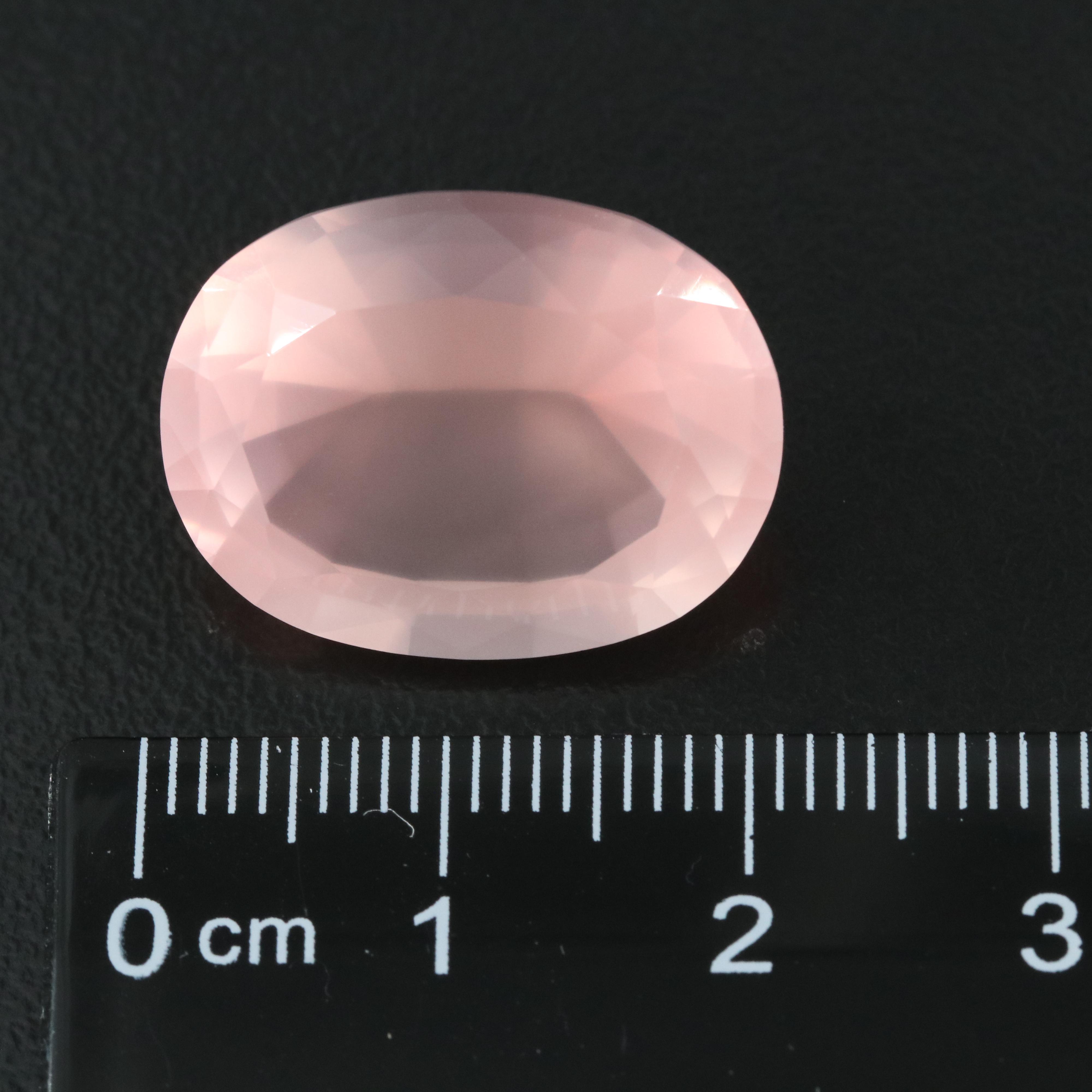 Loose 19.21 CT Rose Quartz