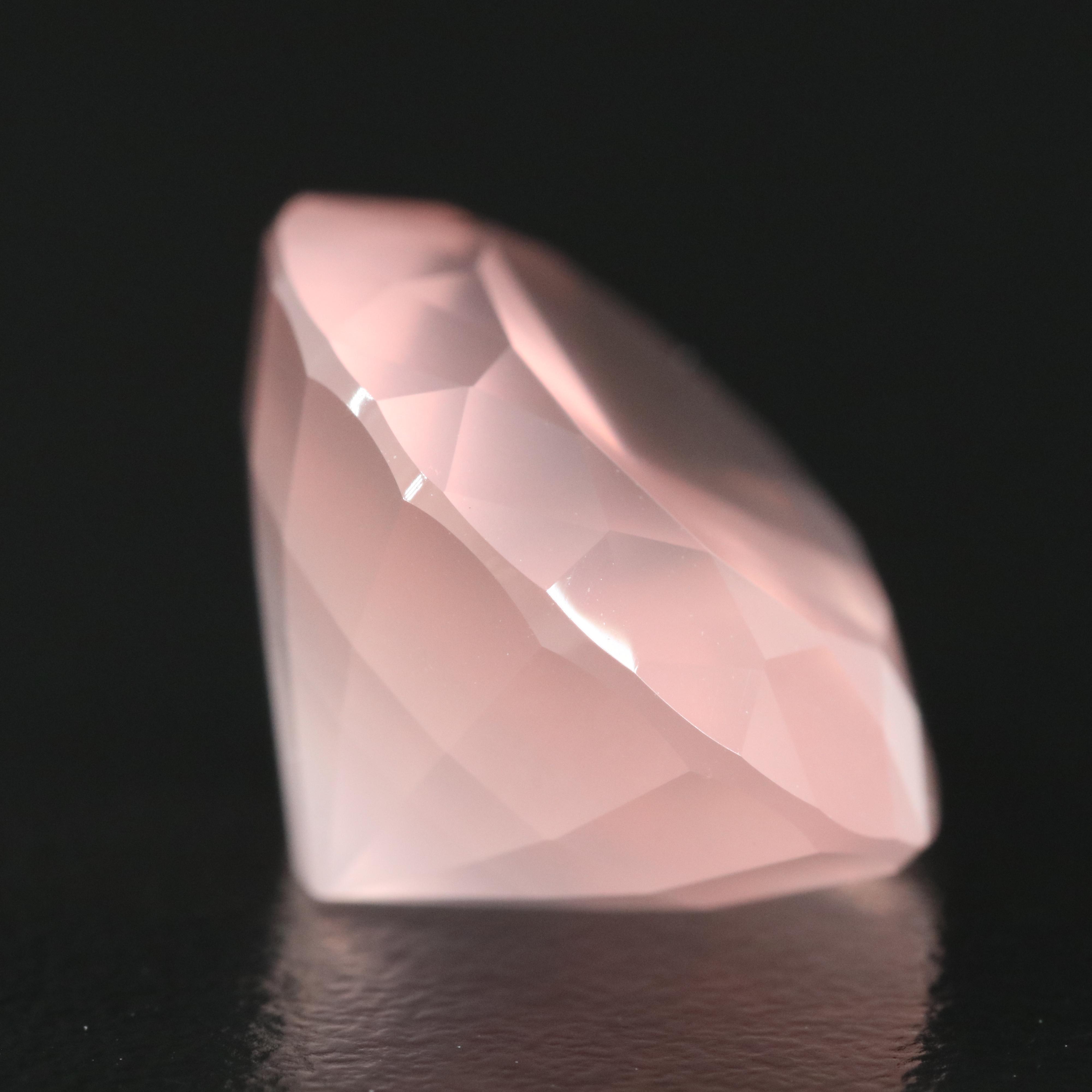 Loose 19.21 CT Rose Quartz
