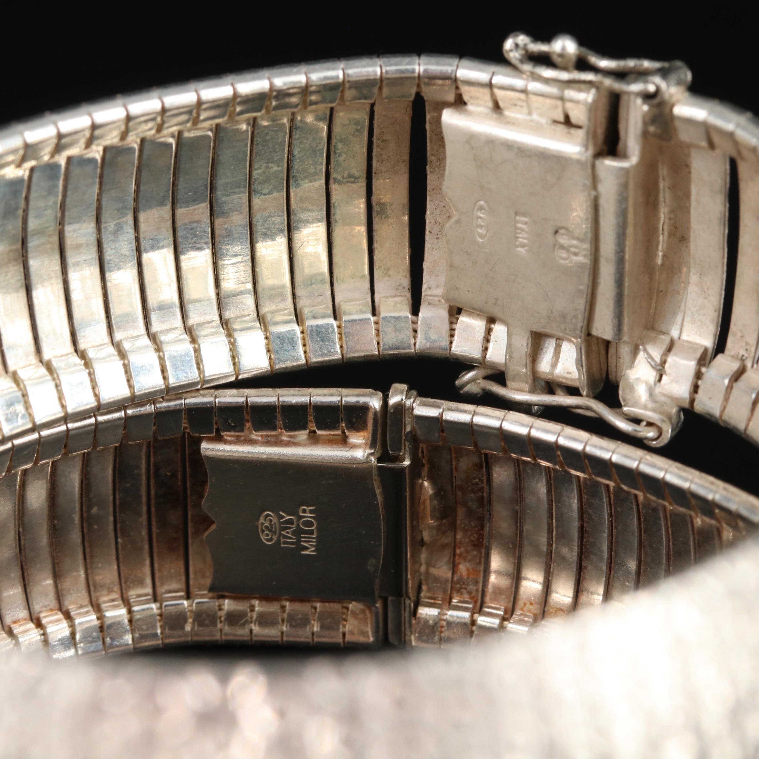 Sterling Bracelets Featuring Resin Enamel