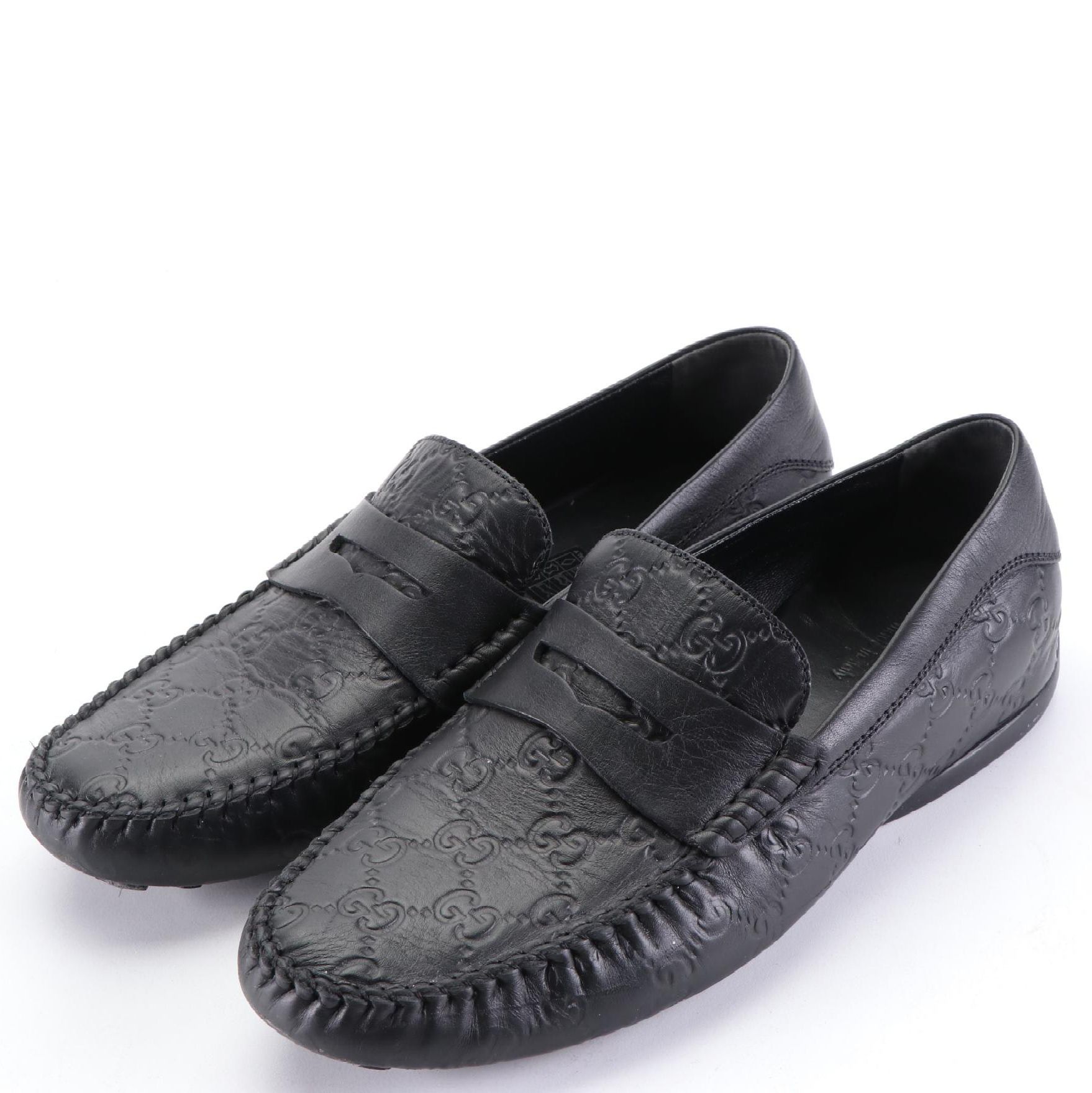 Gucci Loafers in Guccissima Embossed Leather EBTH