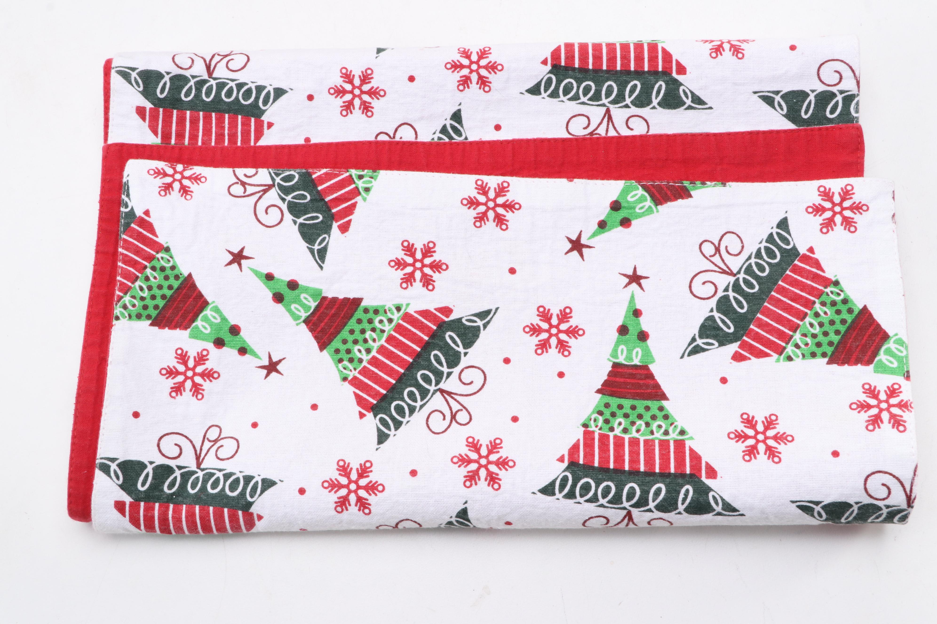 Lenox "Lady Bear on Ice" Porcelain Figurine with Other Christmas Table Décor