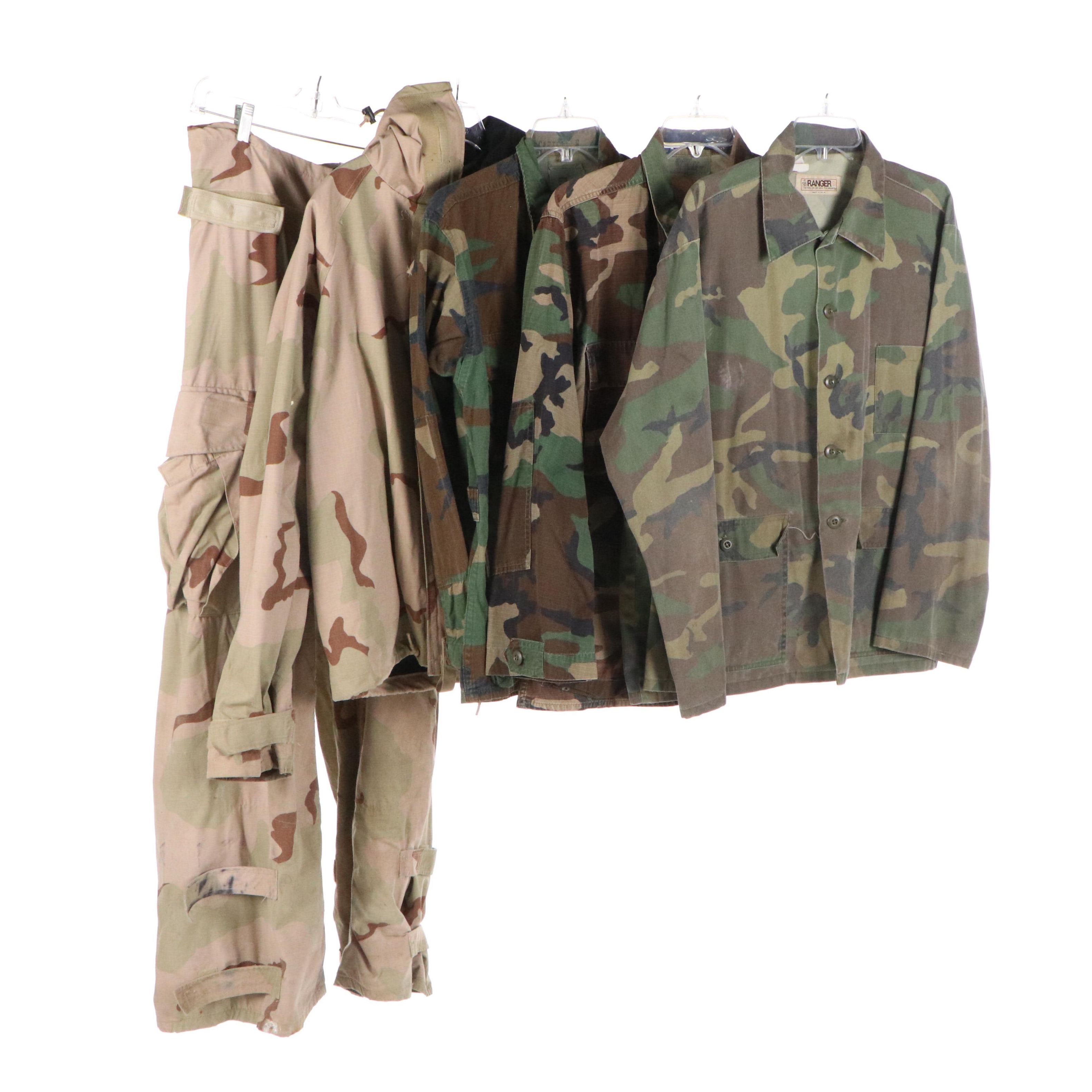 Gulf War Era U.S.M.C. Combat Jackets and Chemical Protective Overgarments