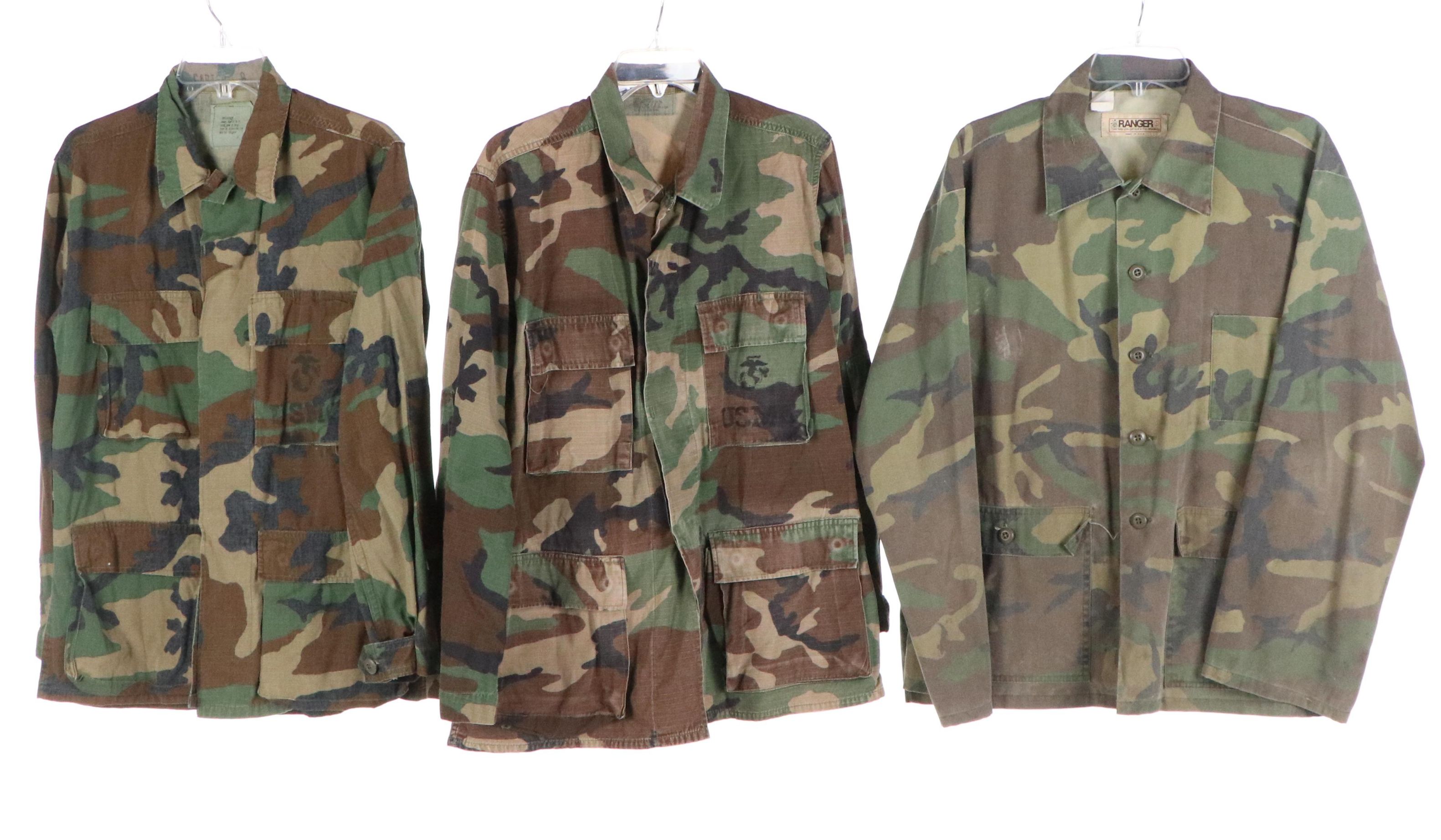 Gulf War Era U.S.M.C. Combat Jackets and Chemical Protective Overgarments