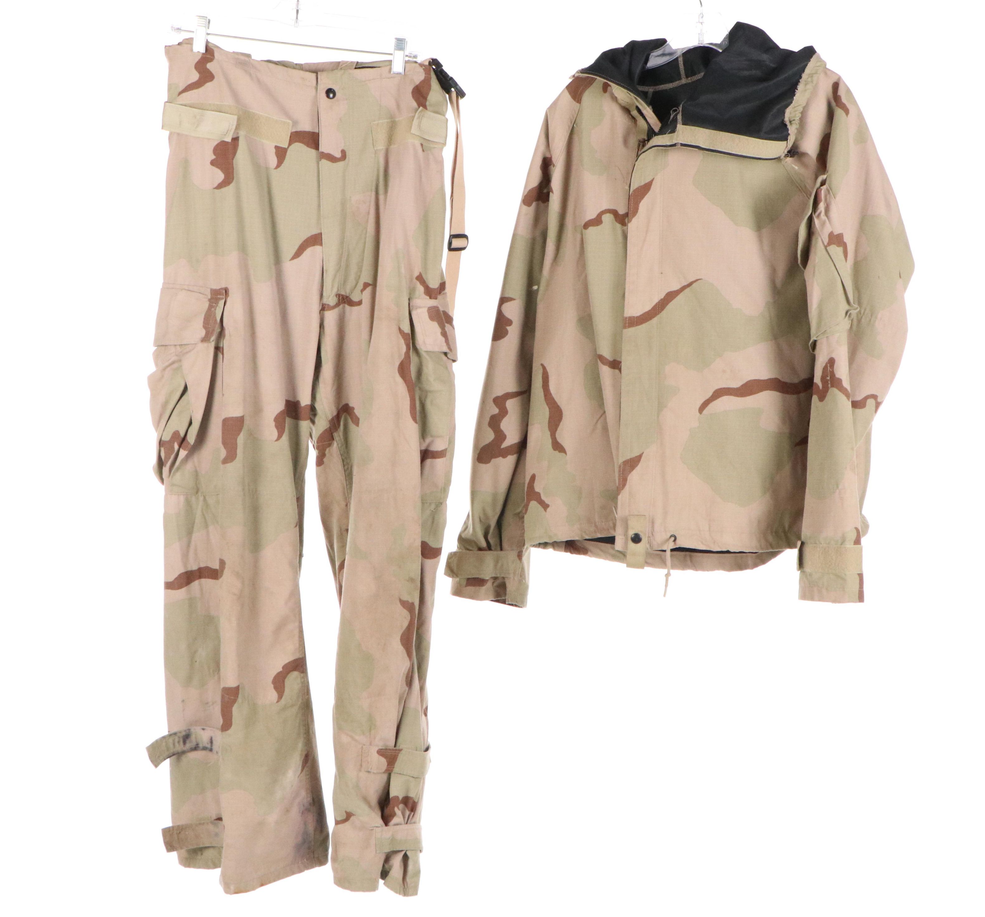 Gulf War Era U.S.M.C. Combat Jackets and Chemical Protective Overgarments