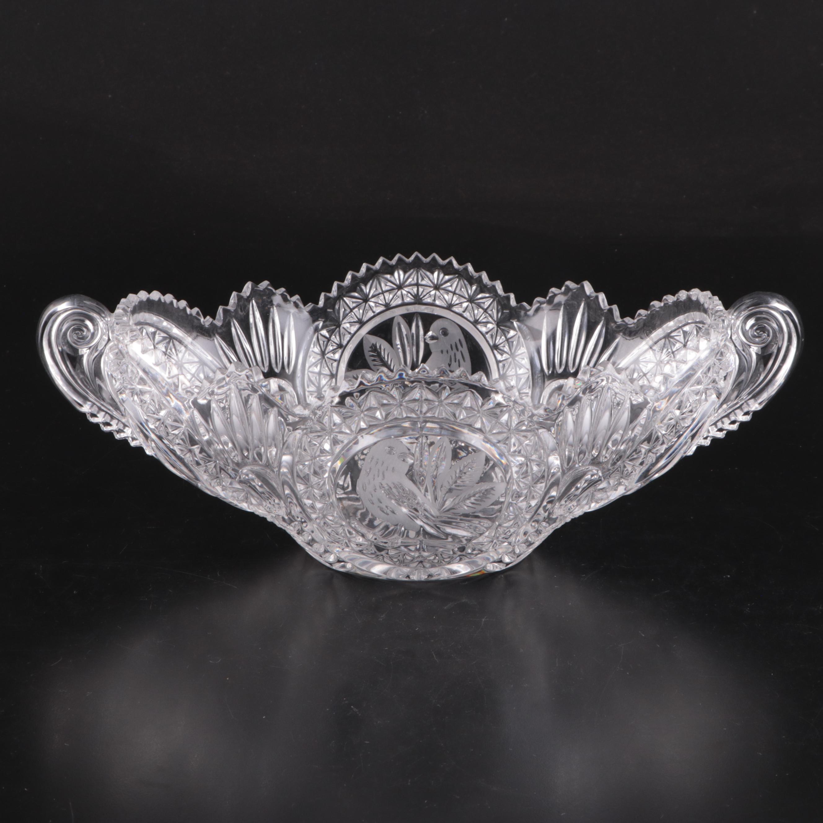 Hofbauer "Byrdes Collection" Oval Bowl with Vase and Compote