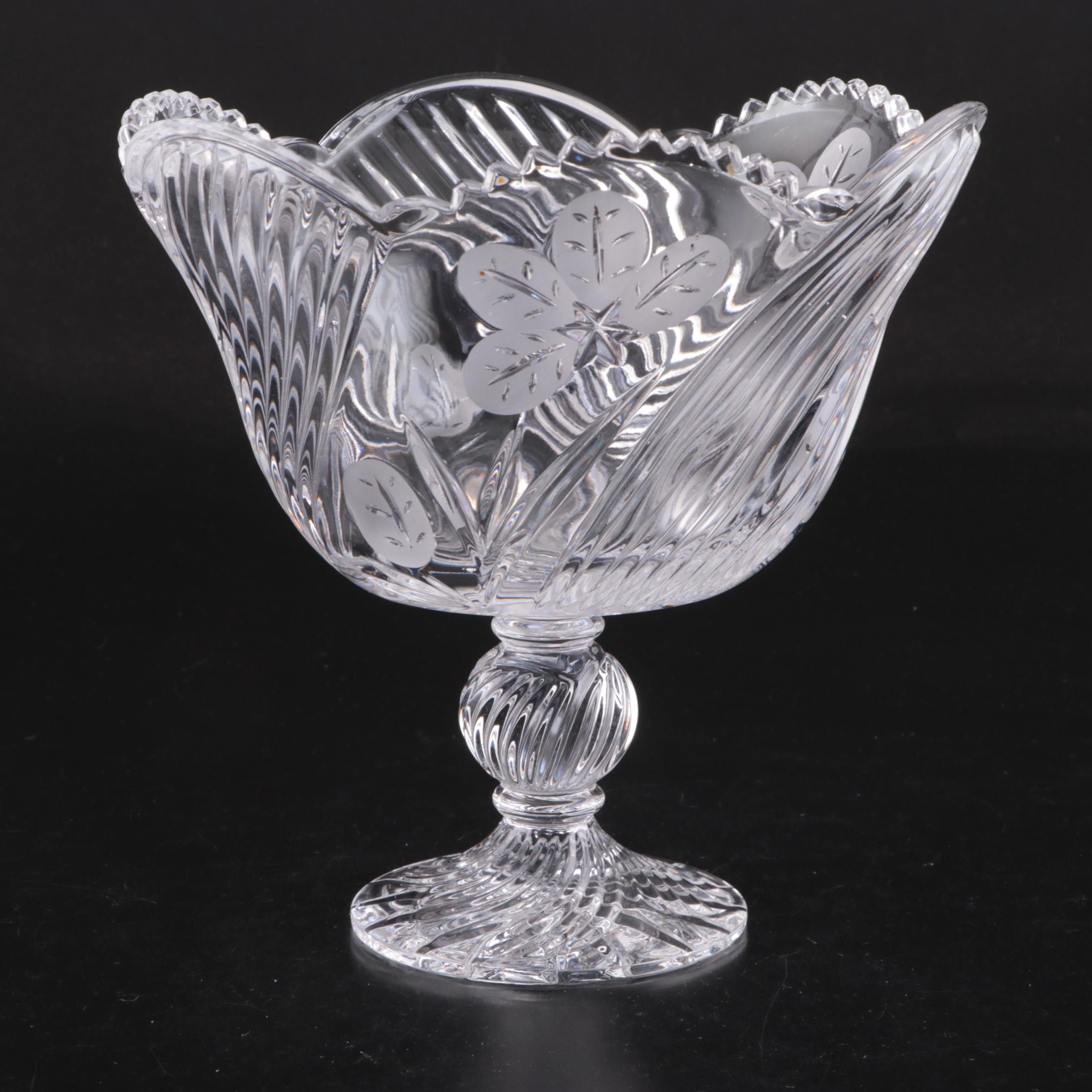 Hofbauer "Byrdes Collection" Oval Bowl with Vase and Compote