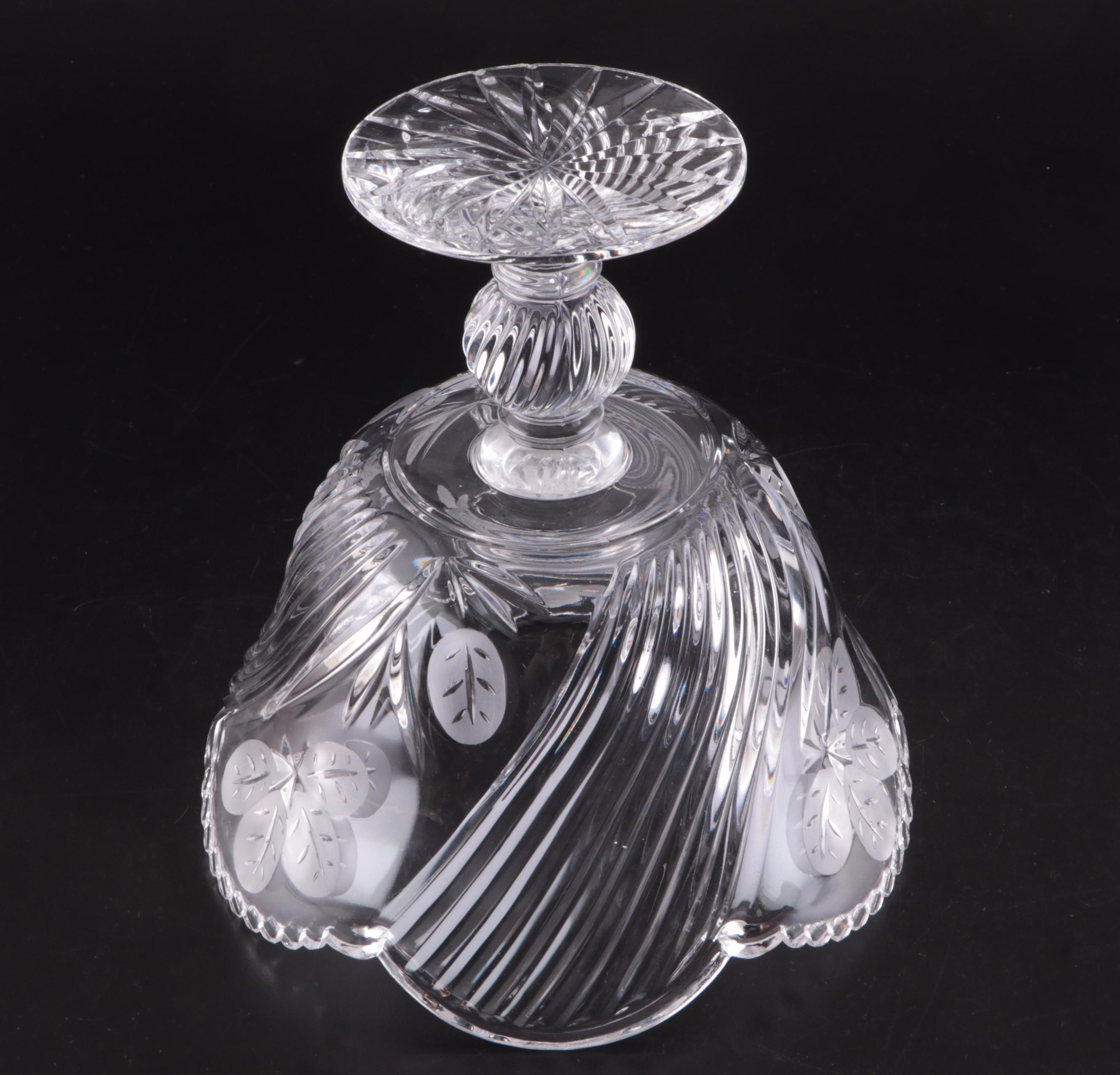 Hofbauer "Byrdes Collection" Oval Bowl with Vase and Compote