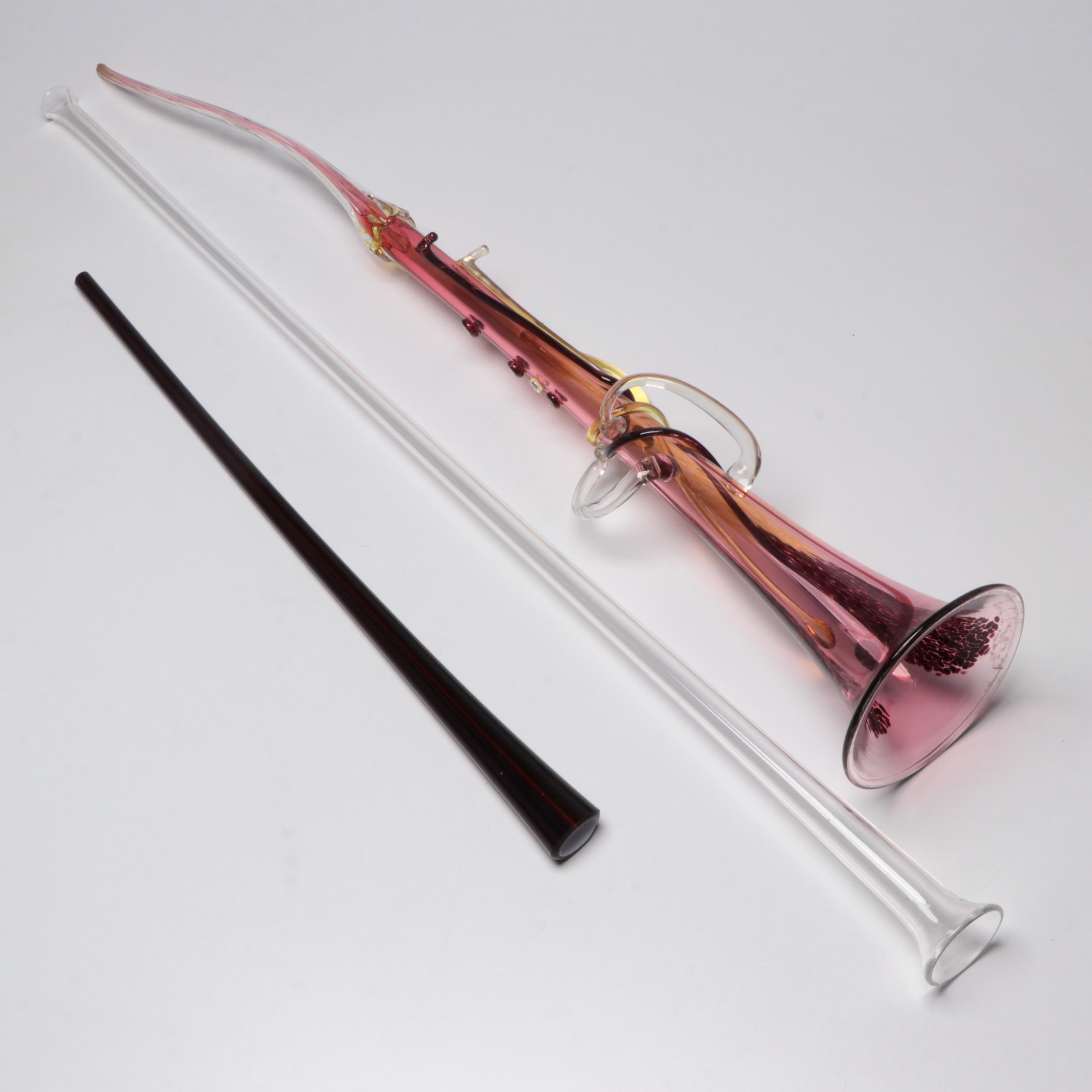 Handmade Art Glass Self-Watering Plant Spikes