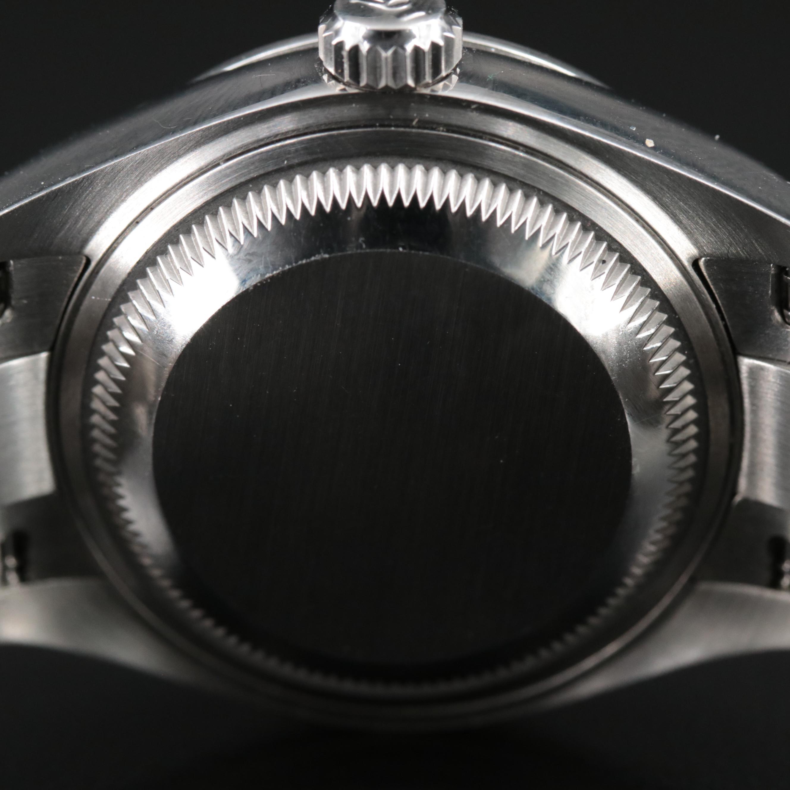 Rolex Oyster Perpetual Blue Dial Steel Watch