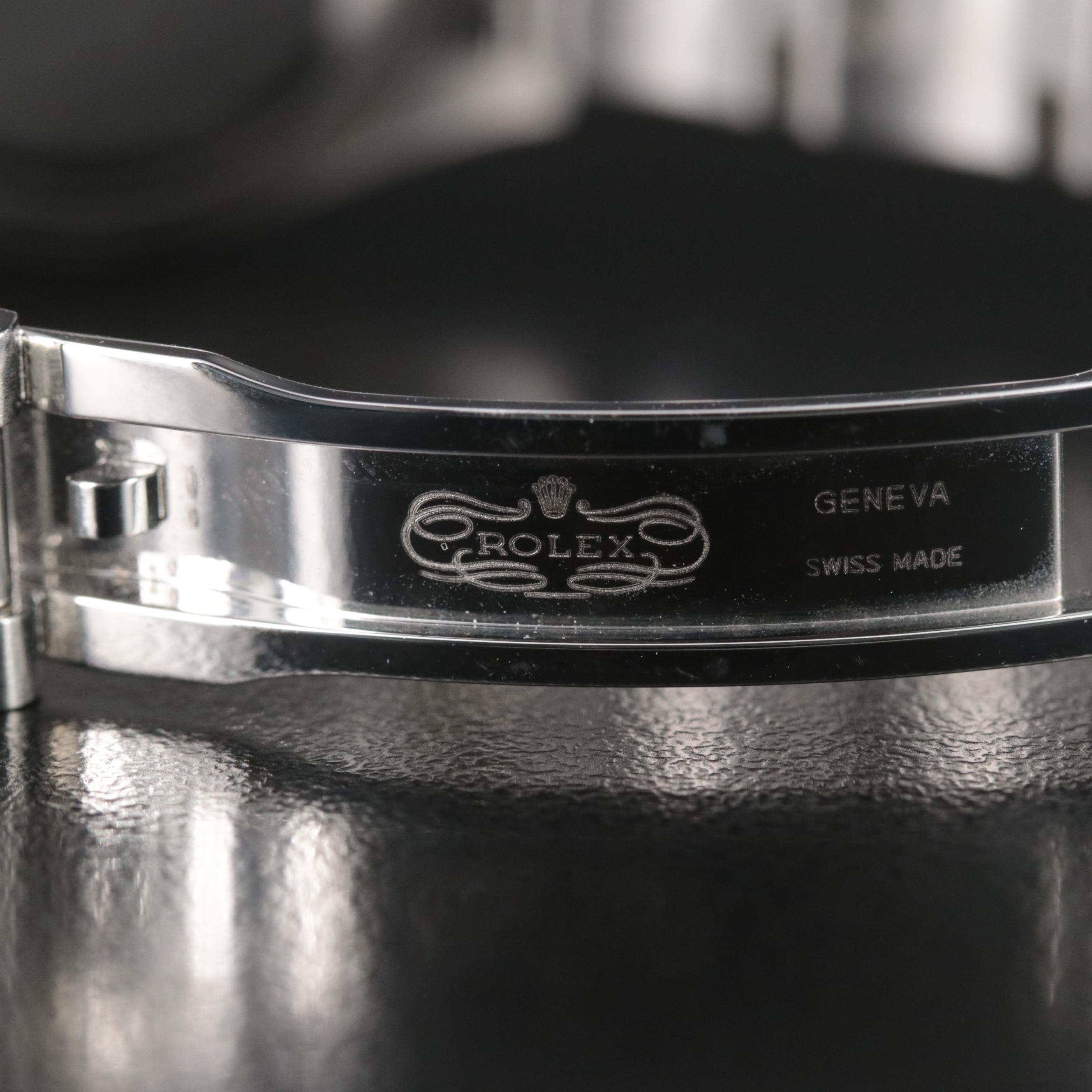 Rolex Oyster Perpetual Blue Dial Steel Watch