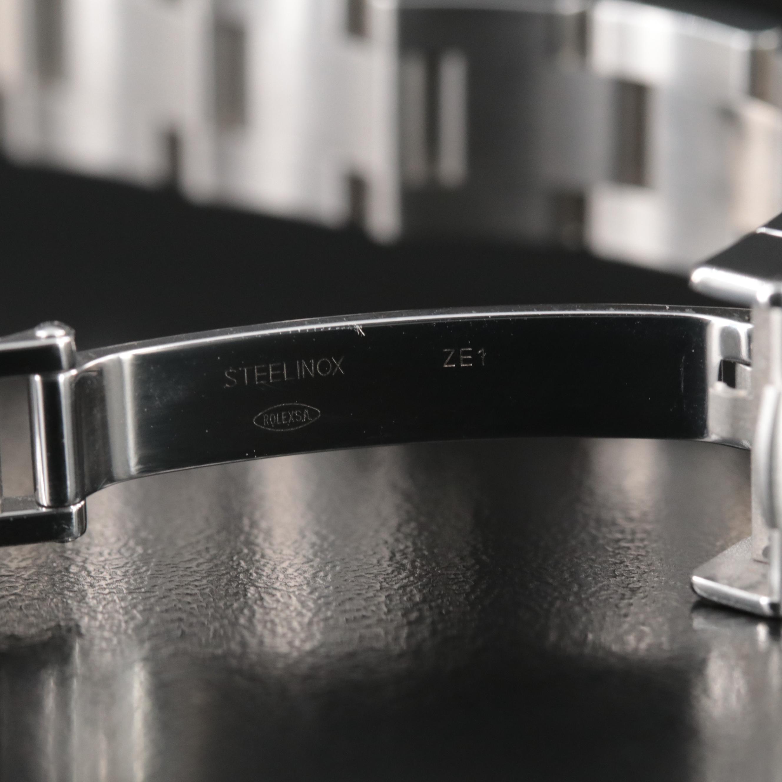 Rolex Oyster Perpetual Blue Dial Steel Watch