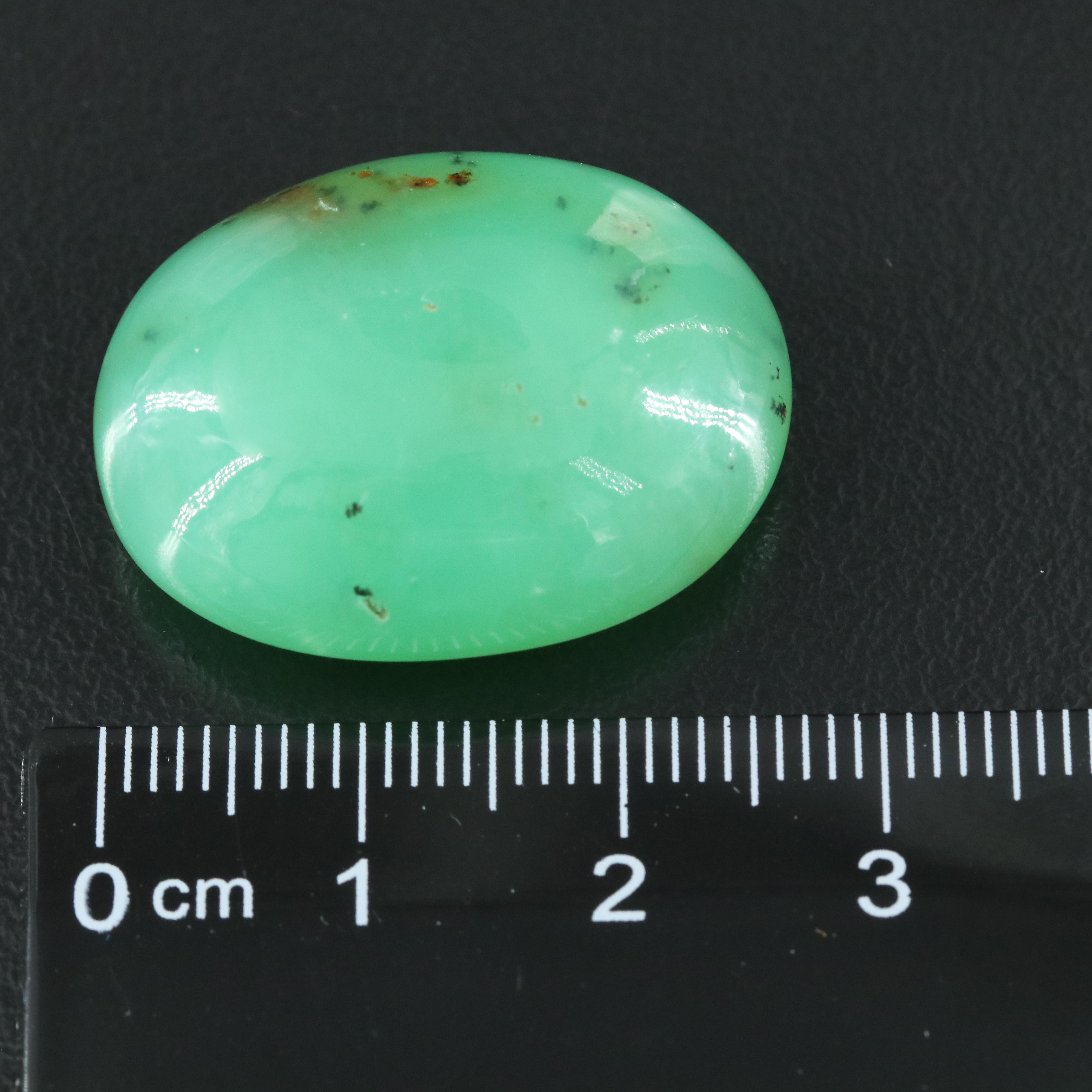 Loose Chrysoprase Oval Cabochon