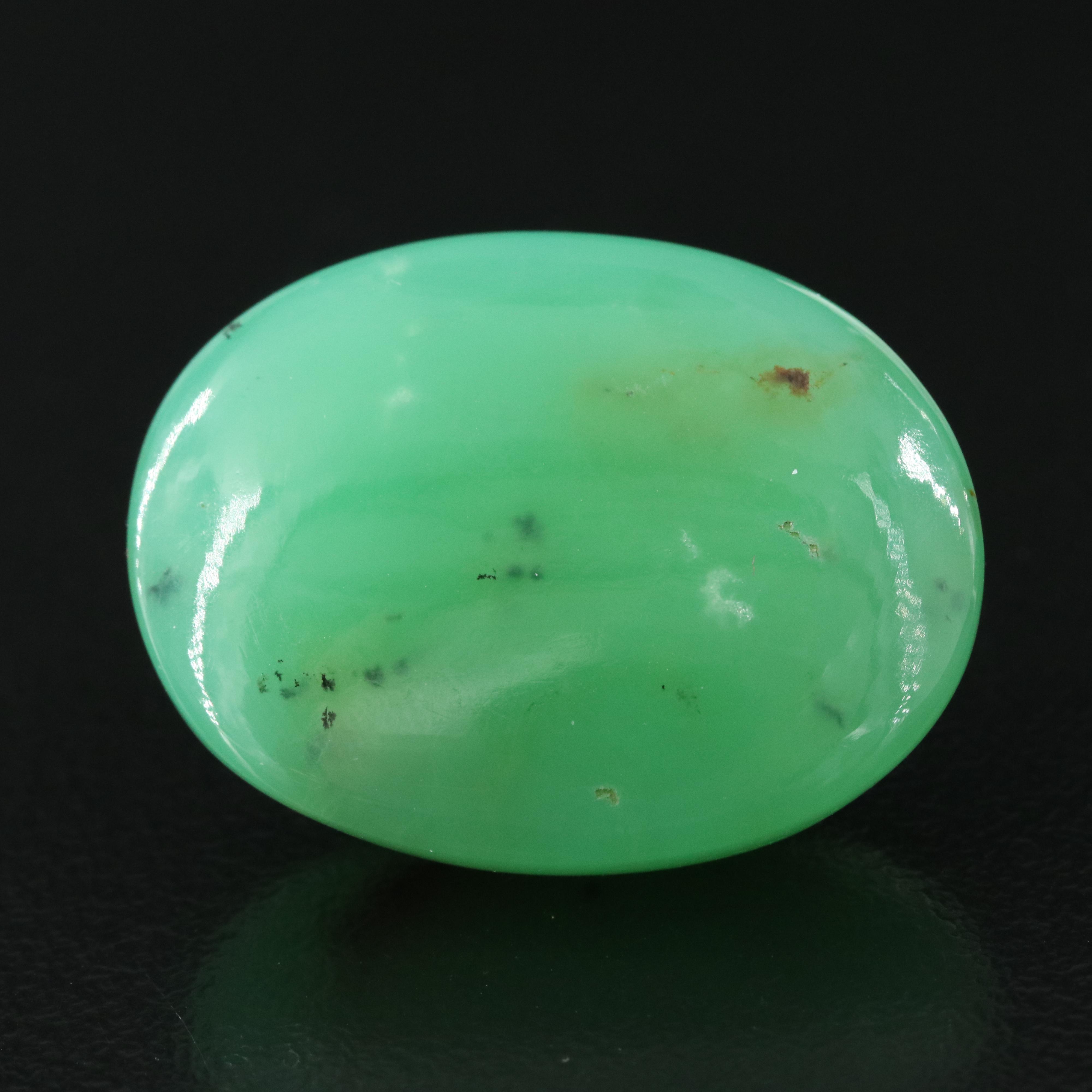 Loose Chrysoprase Oval Cabochon