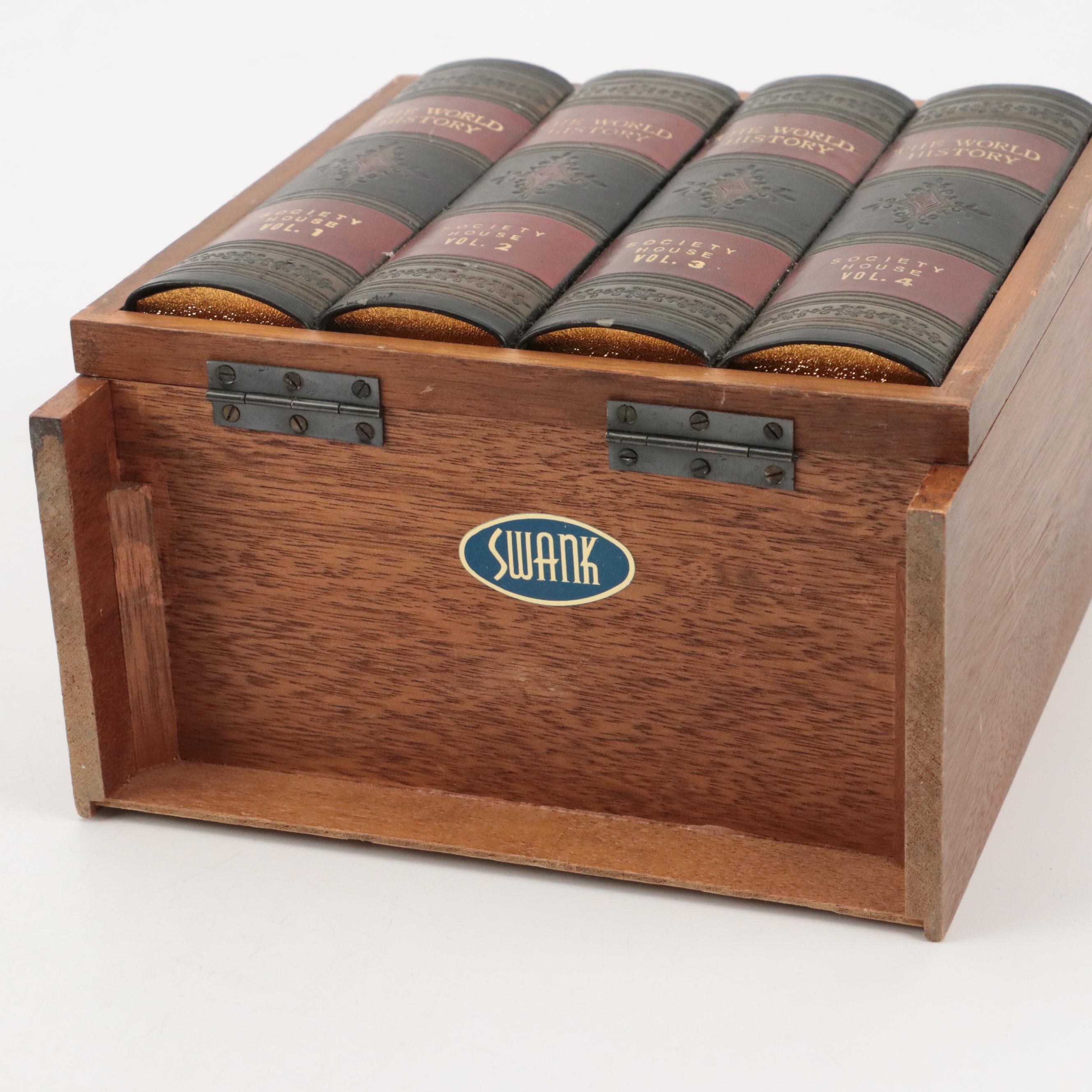 Borghese Bookends with Swank Faux Book Box