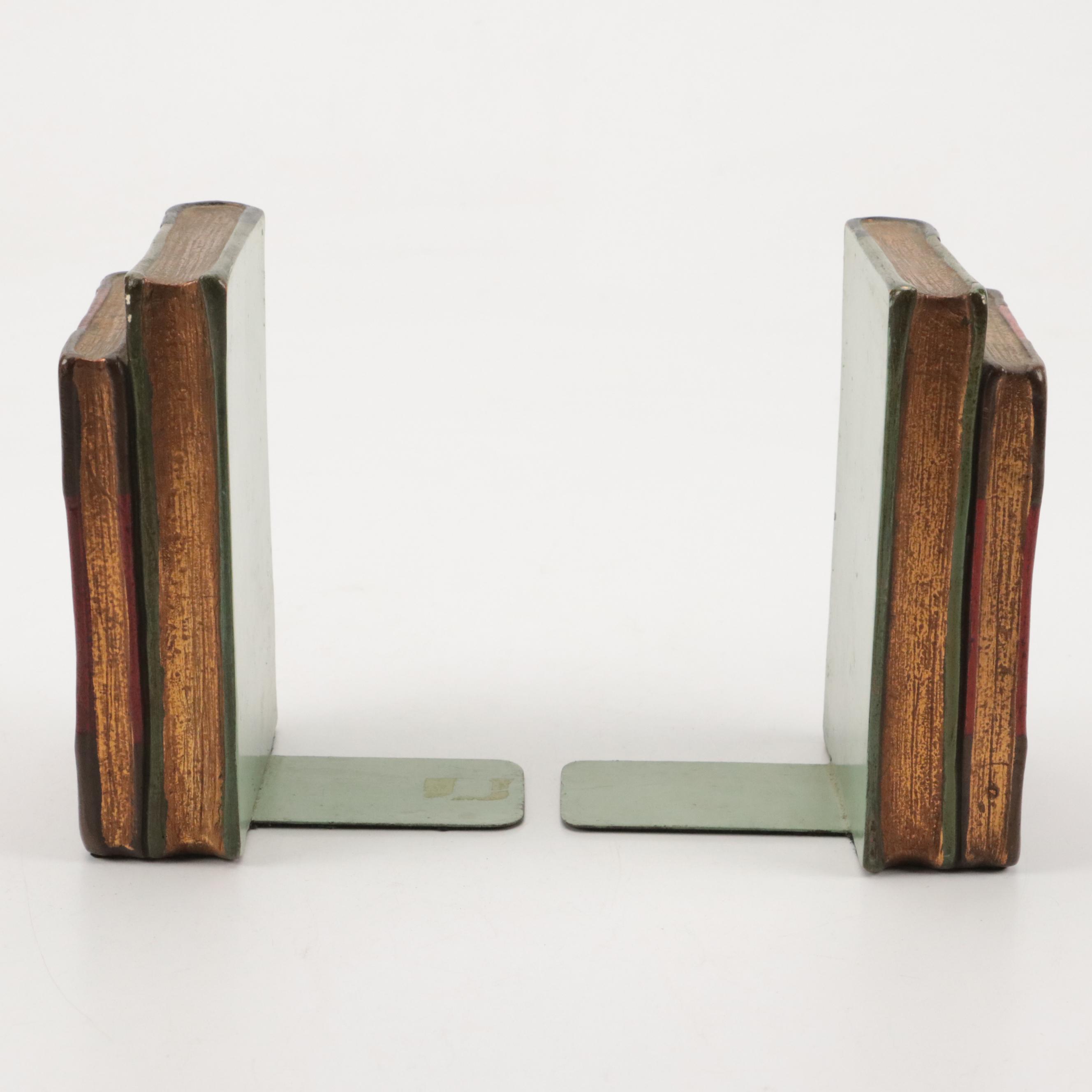 Borghese Bookends with Swank Faux Book Box