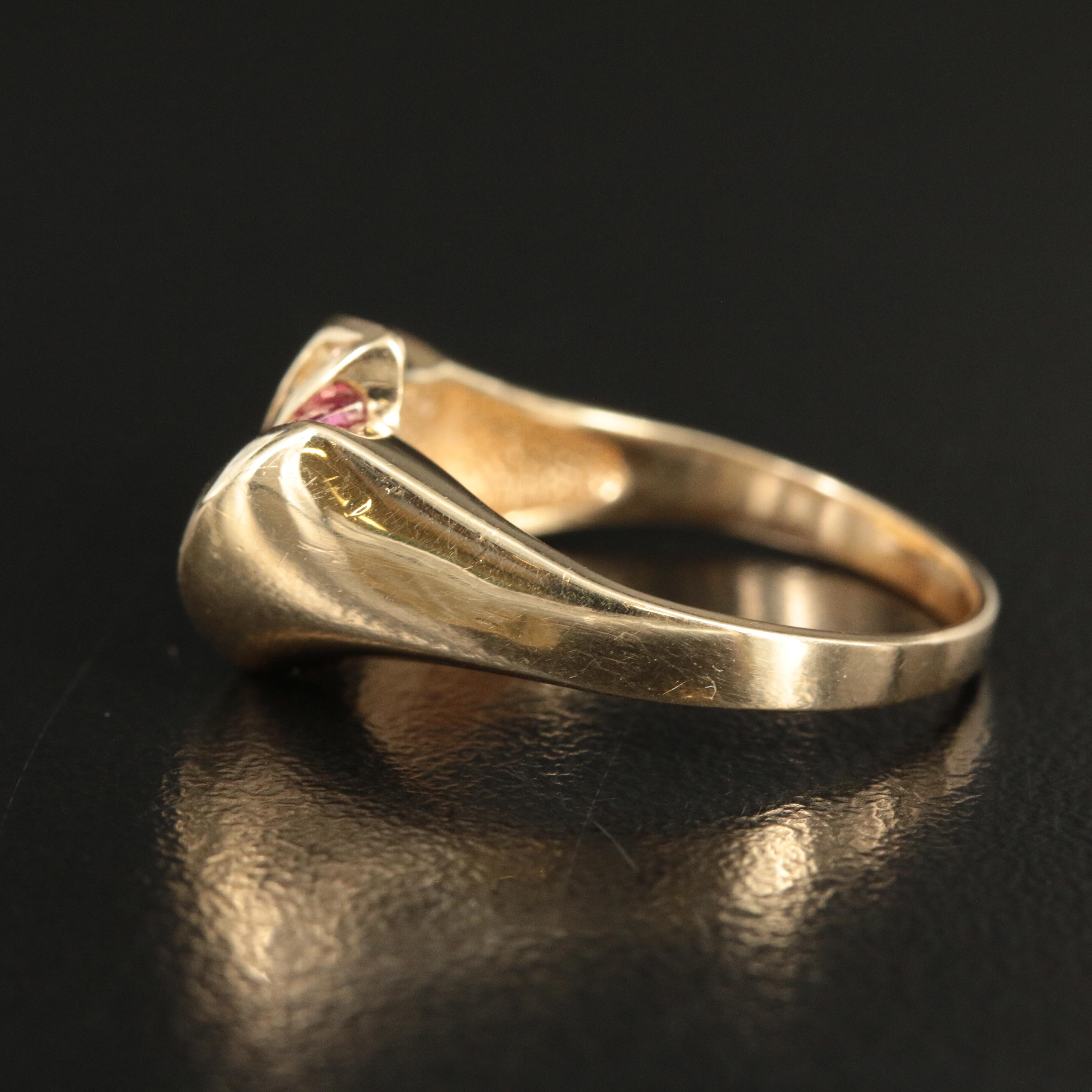 14K Opal, Tourmaline and Diamond Ring