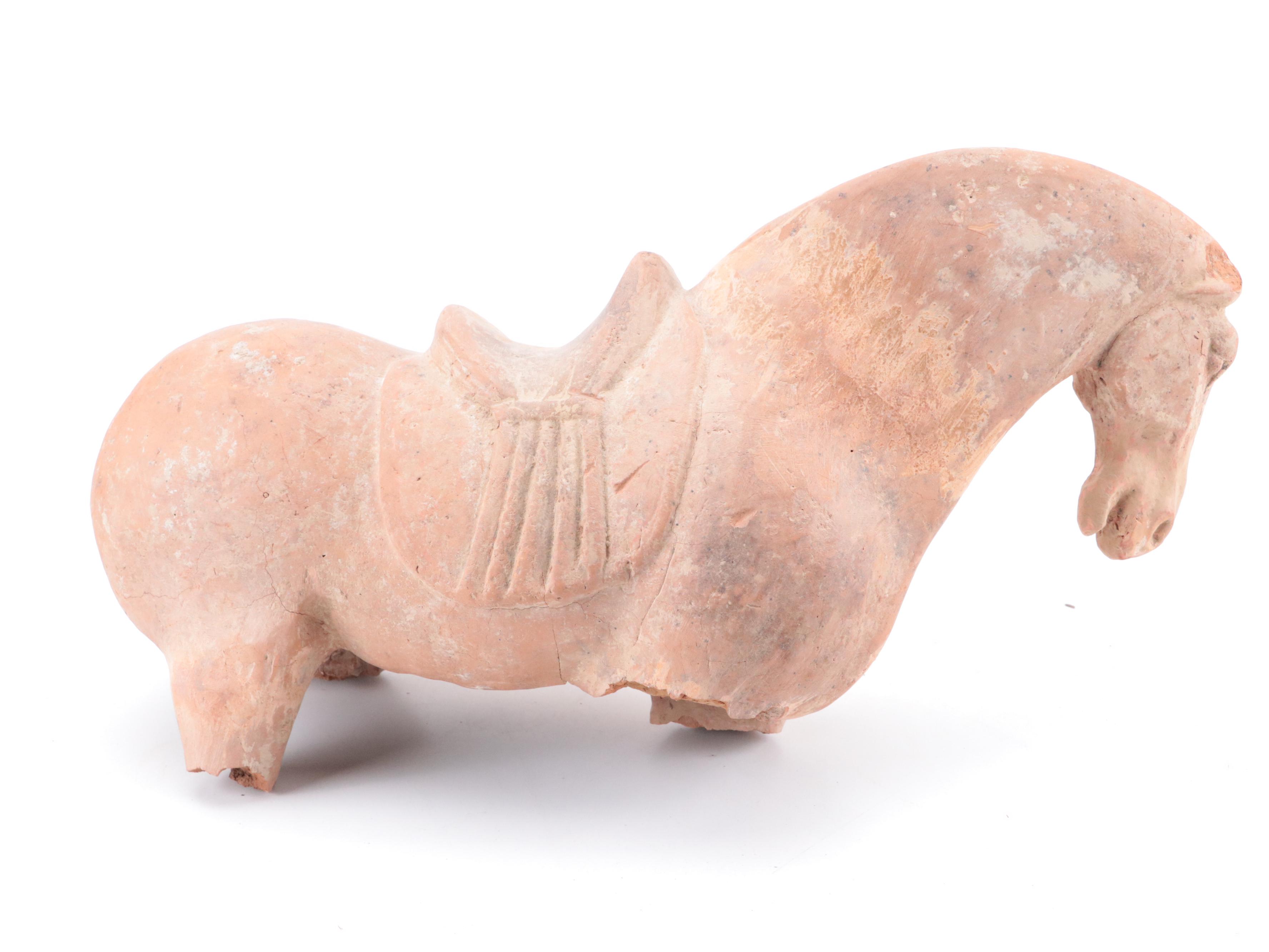 Chinese Tang Dynasty Style Terracotta Horse