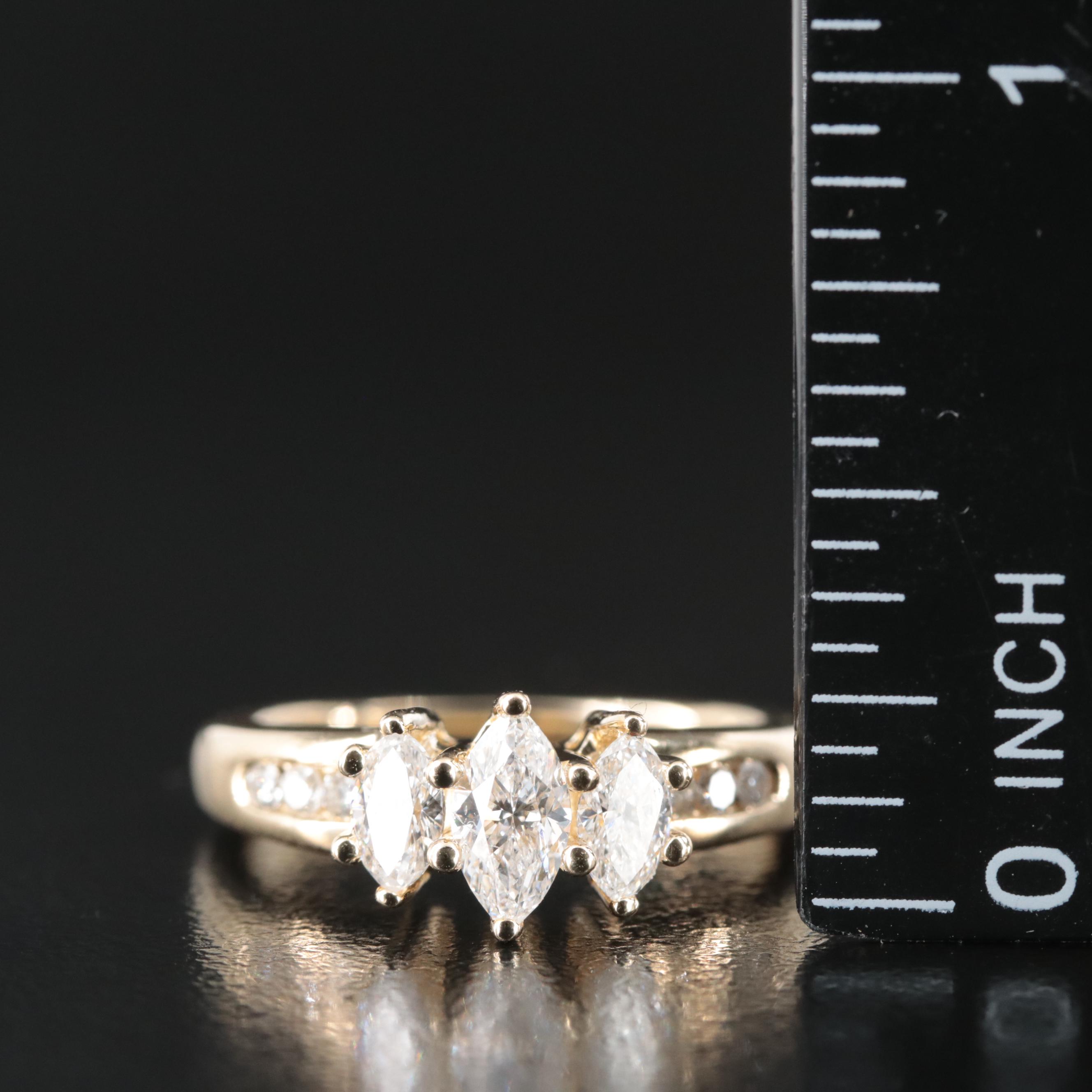 14K 0.79 CTW Diamond Ring