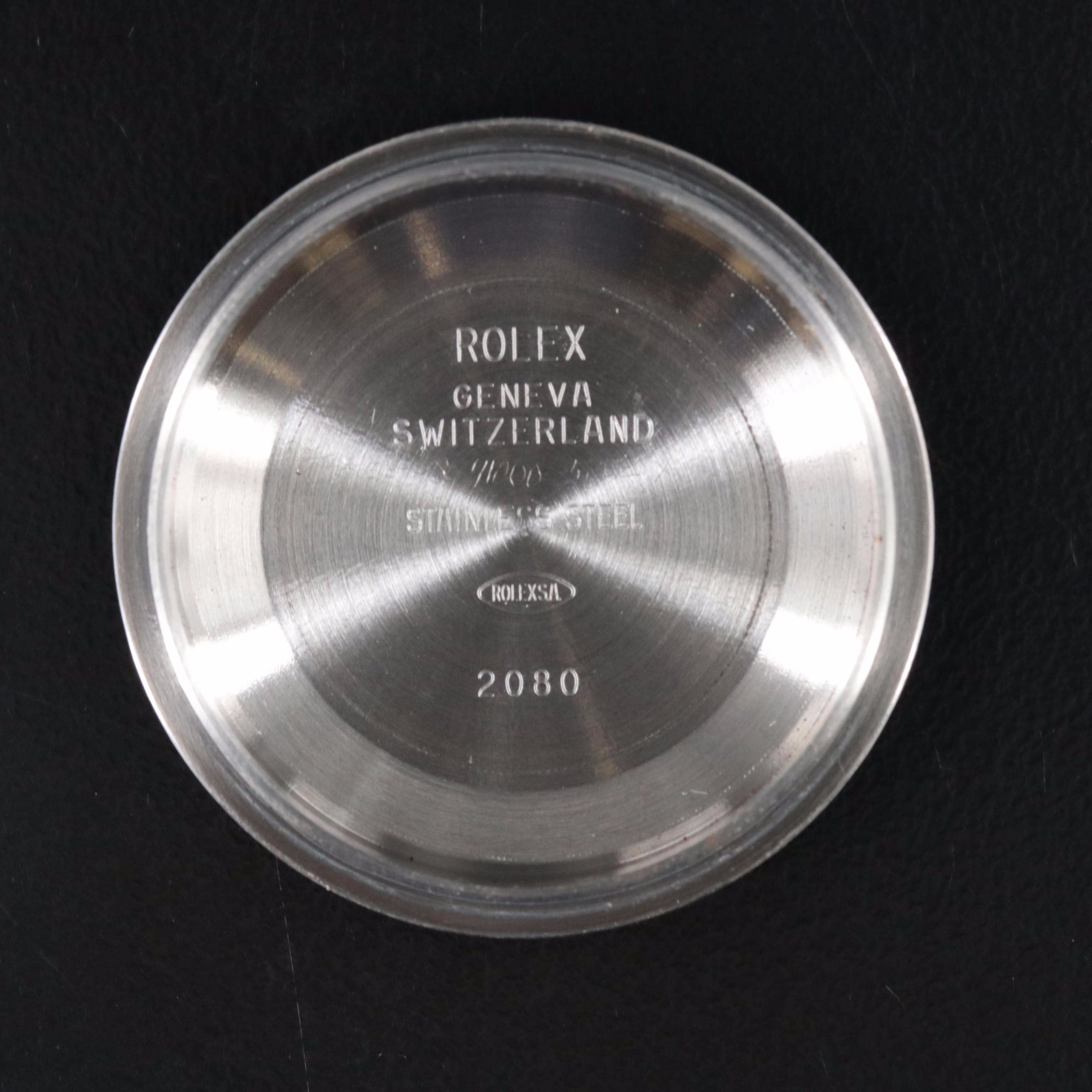 2003 Rolex Silver Roman Dial Datejust 18K and Steelinox Watch