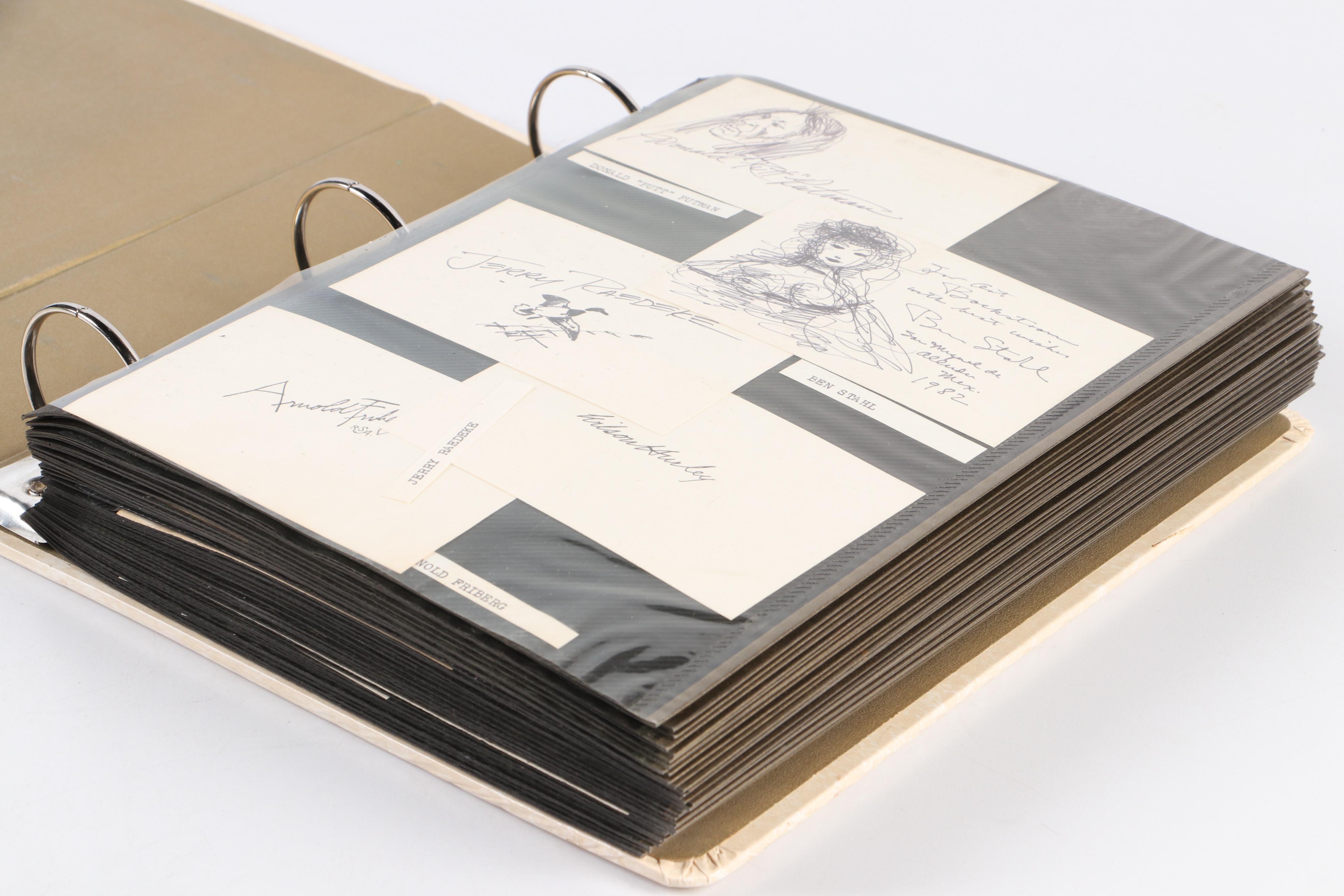 Collection of Autographs of Various Western Artists EBTH