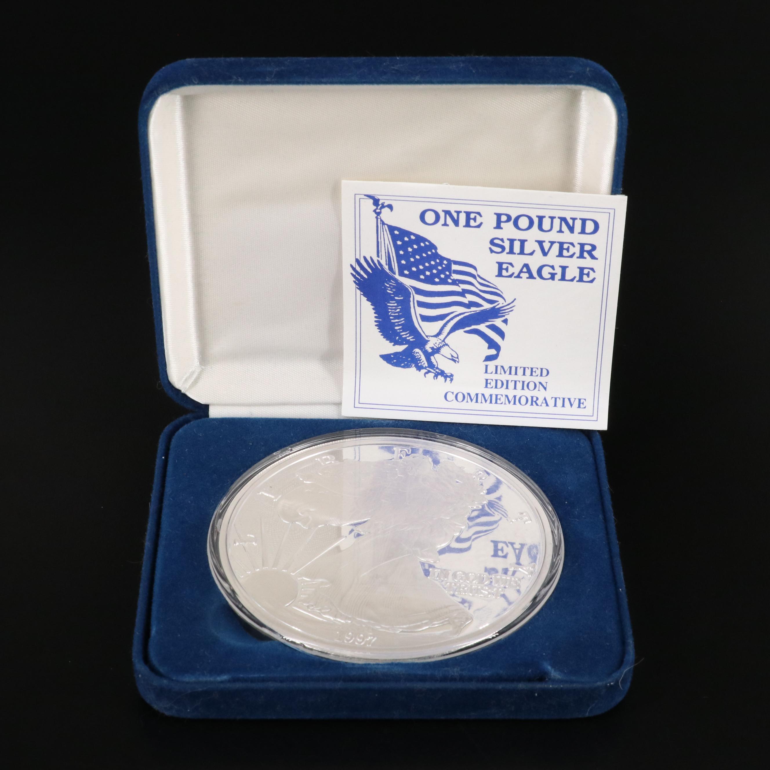 One Troy Pound Fine Silver Coin