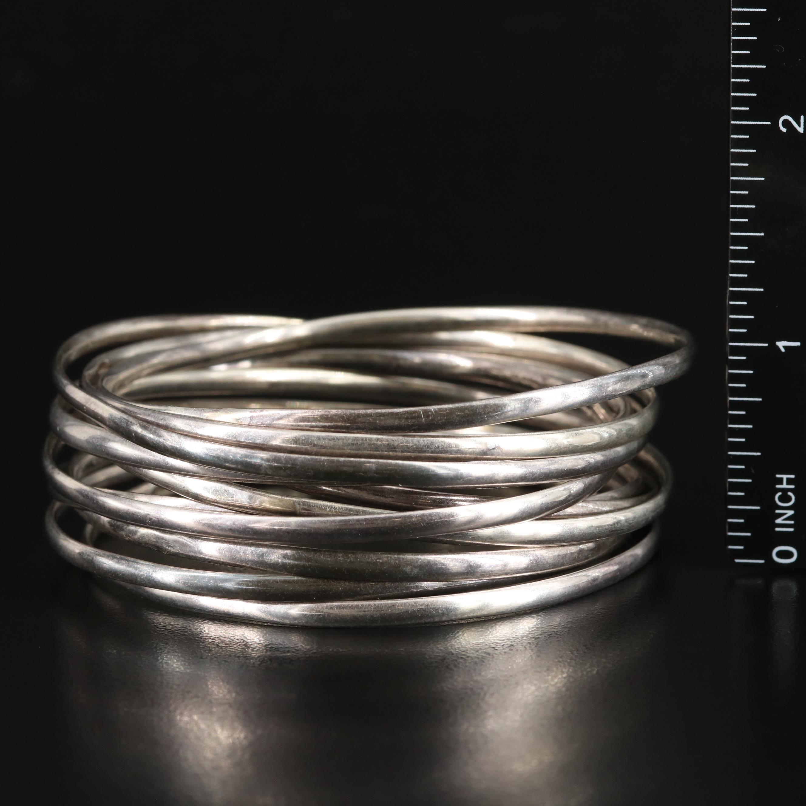 Sterling Bangle Selection