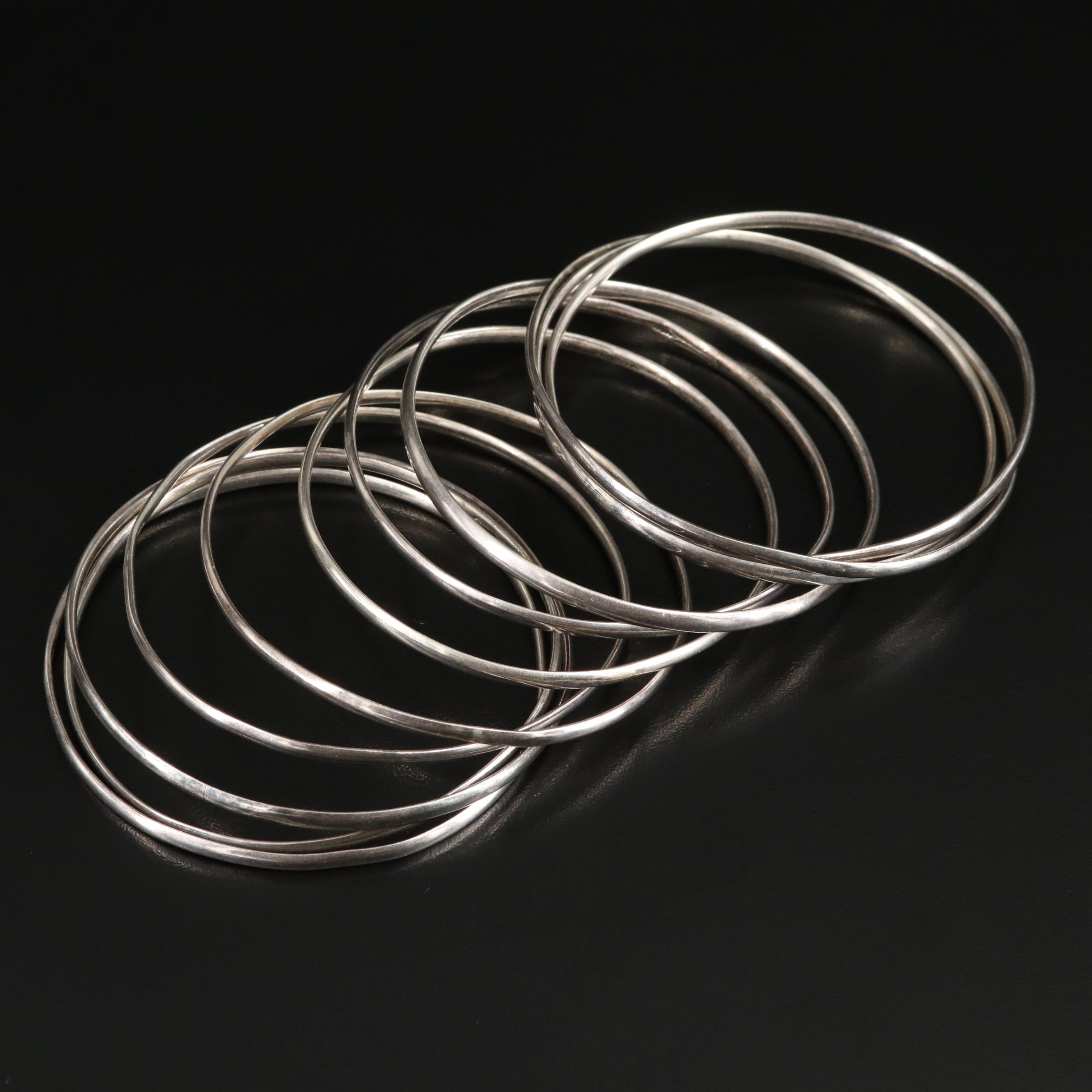 Sterling Bangle Selection