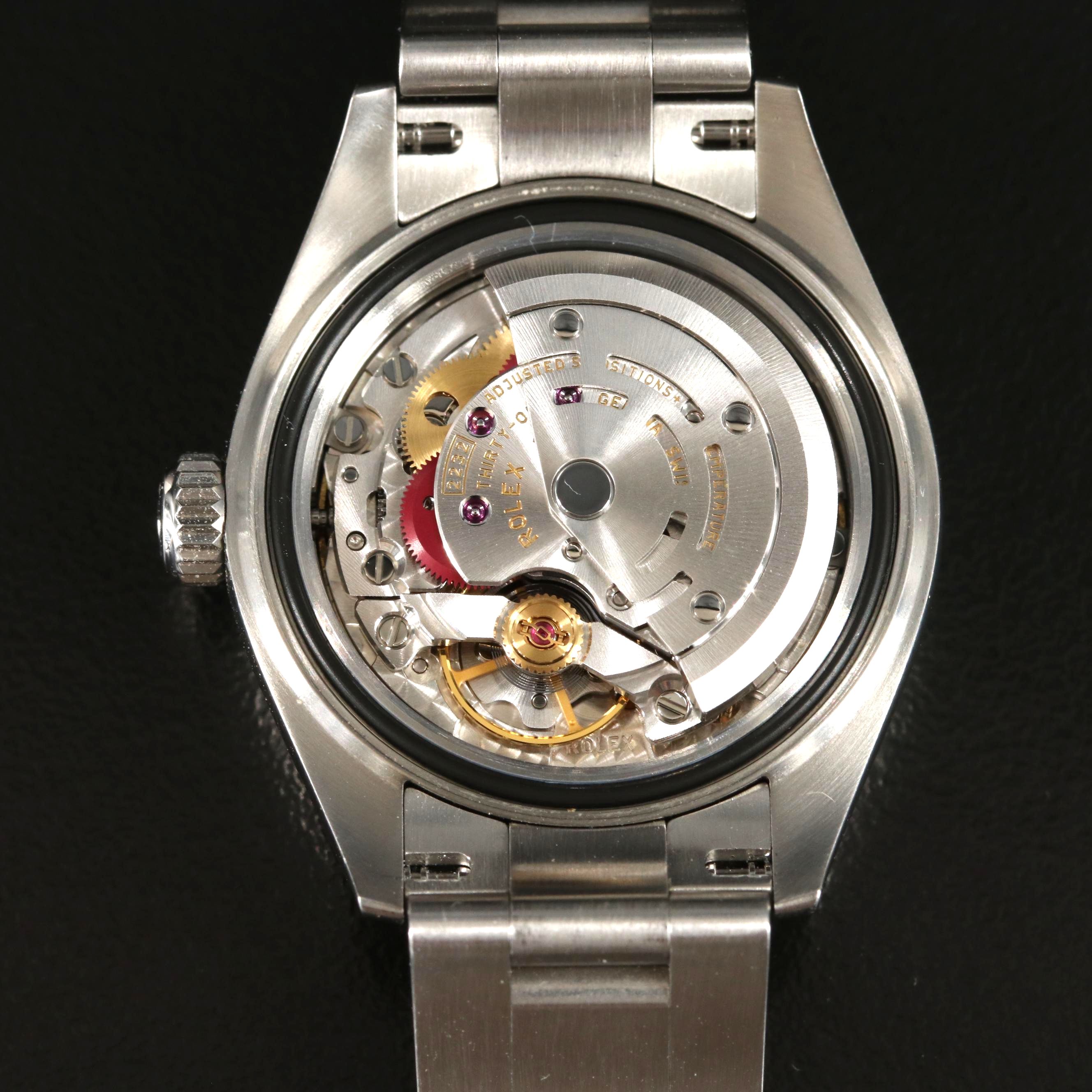 Rolex Oyster Perpetual Blue Dial Steel Watch