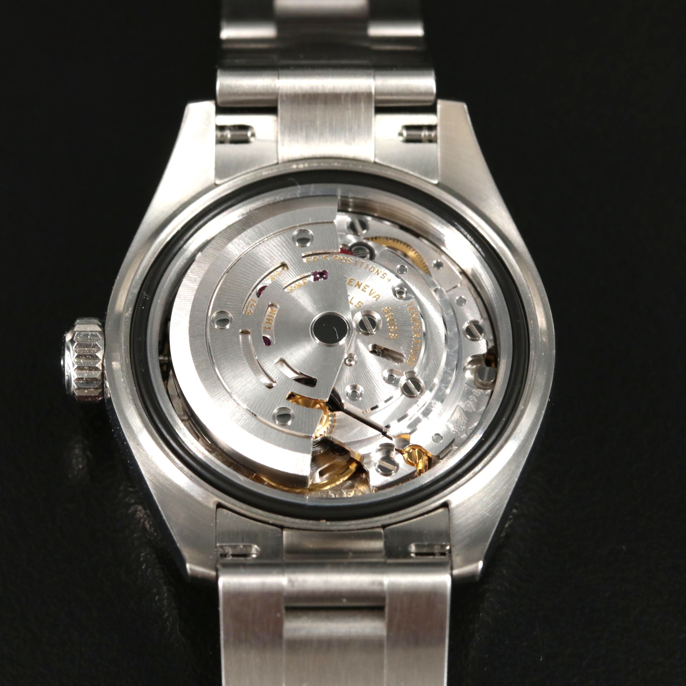 Rolex Oyster Perpetual Blue Dial Steel Watch