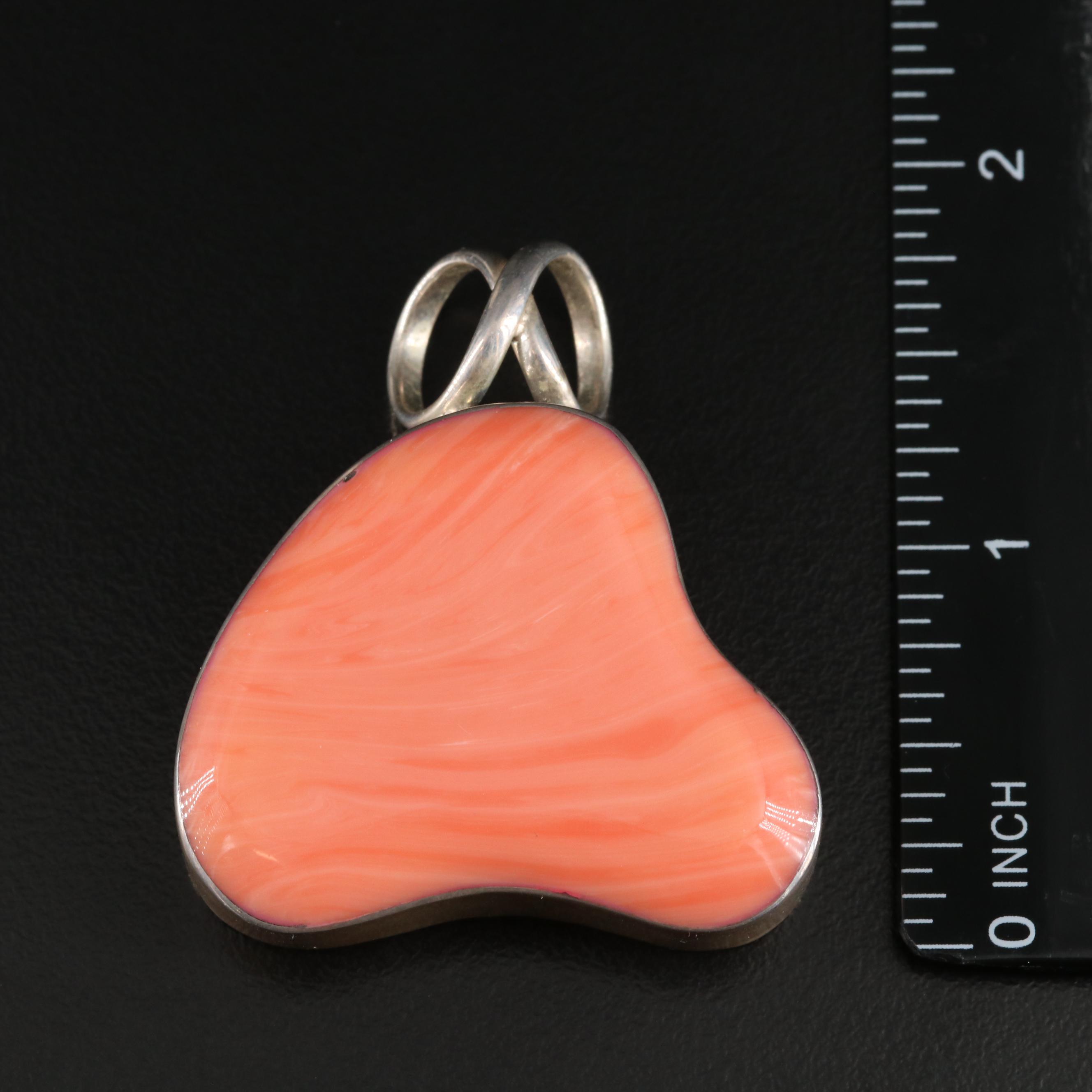 Mexican Sterling Pendant and Earrings