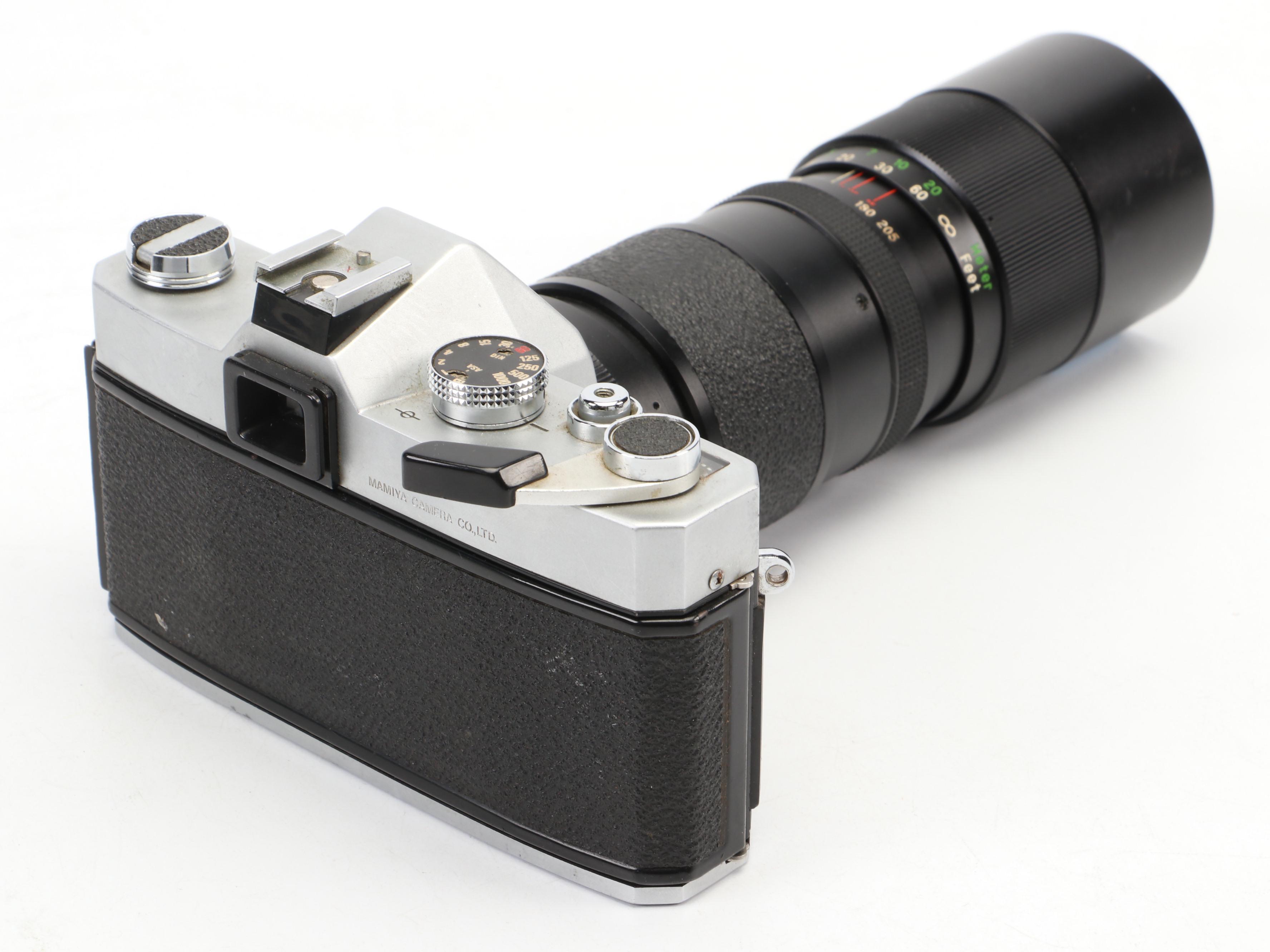 Mamiya/Sekor DSX 1000 and MSX 1000 35mm Film Cameras With Lenses